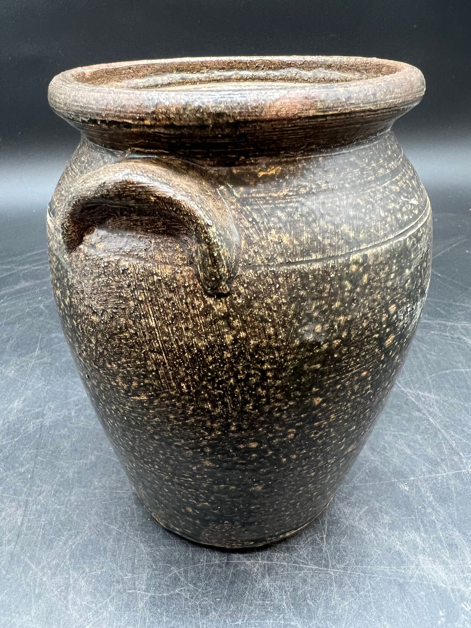 Stoneware Crock Bobby Ferguson Gillsville Ga. - 4