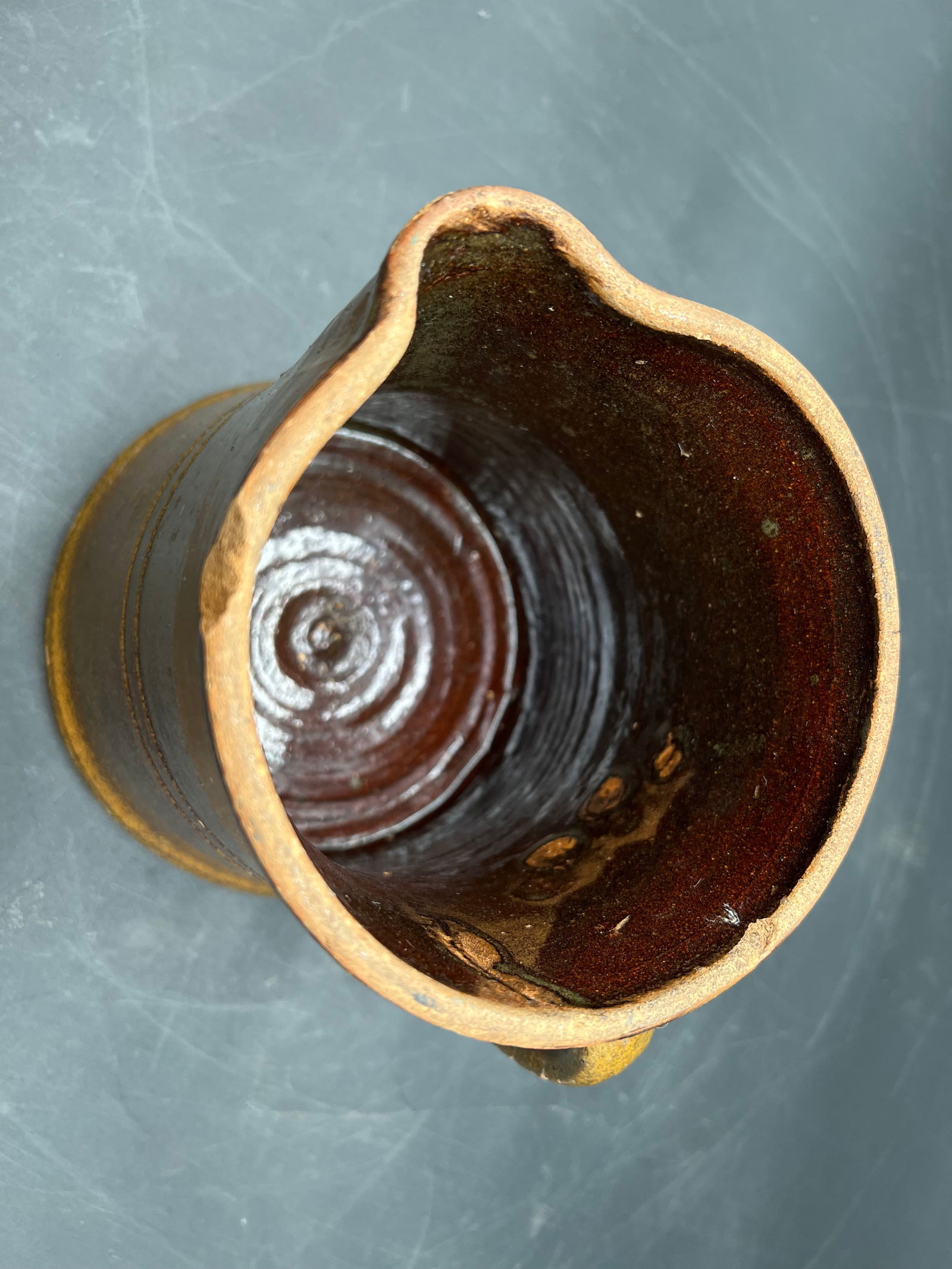 Stoneware Pottery Pitcher - 4