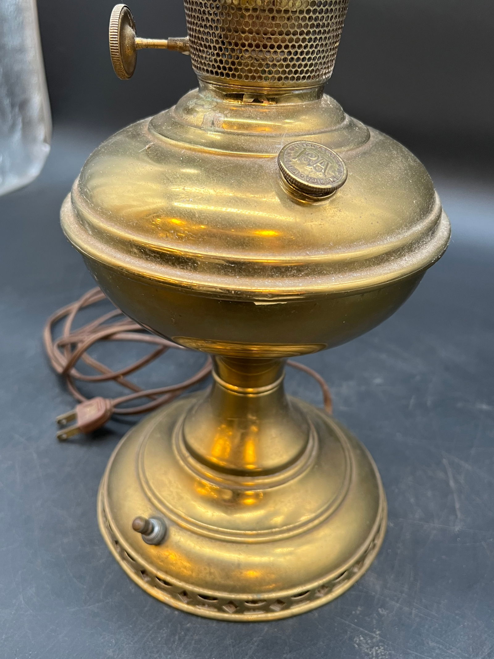 Brass Lantern - Electrified - 4