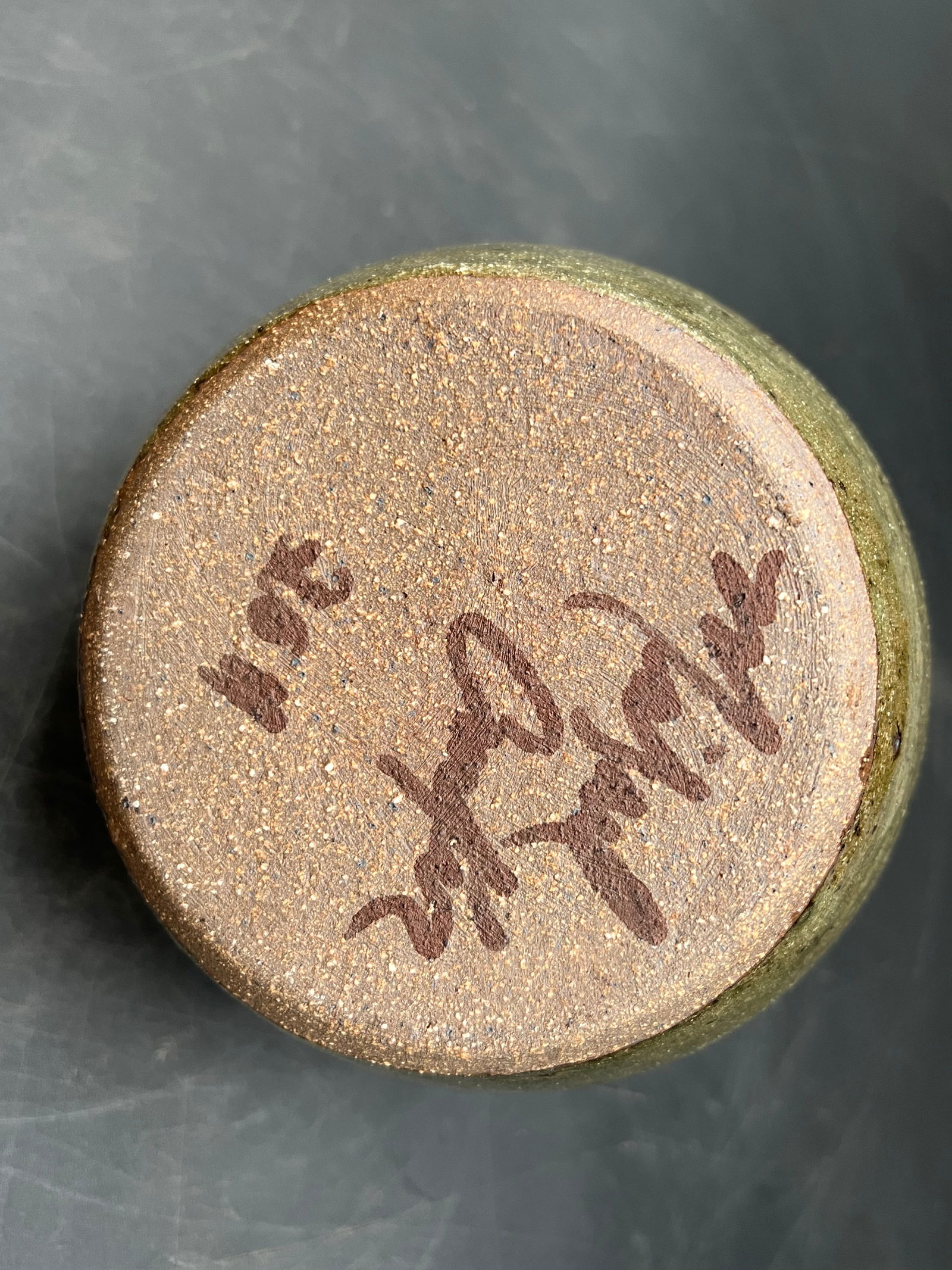 Signed Michael Crocker Stoneware Jug - 4