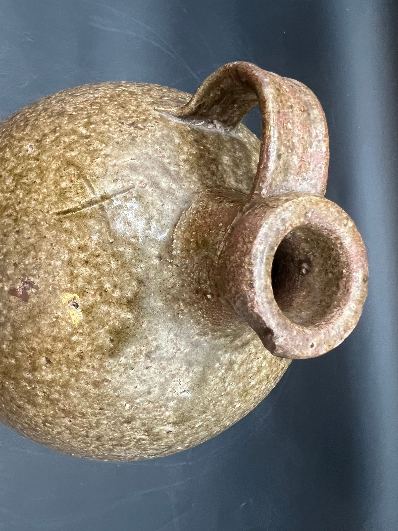 Stoneware Pottery Jug ovoid shape - 3