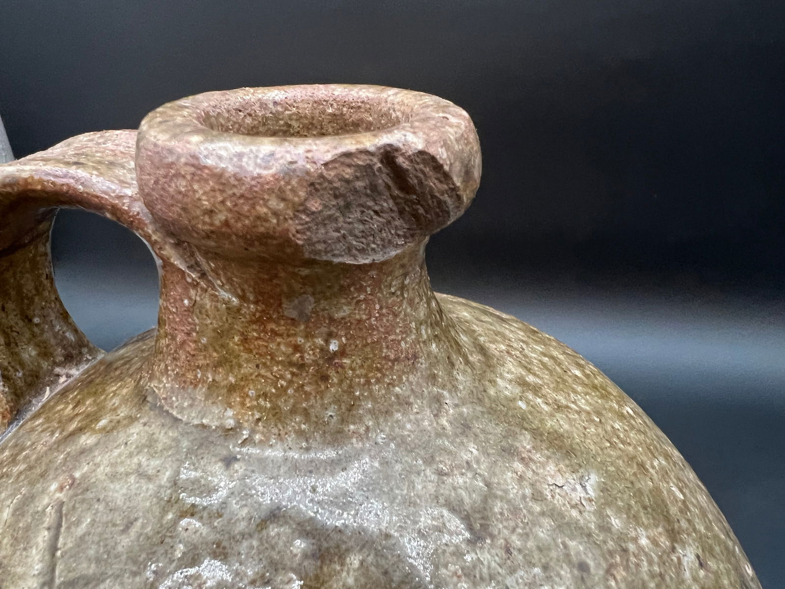 Stoneware Pottery Jug ovoid shape - 4