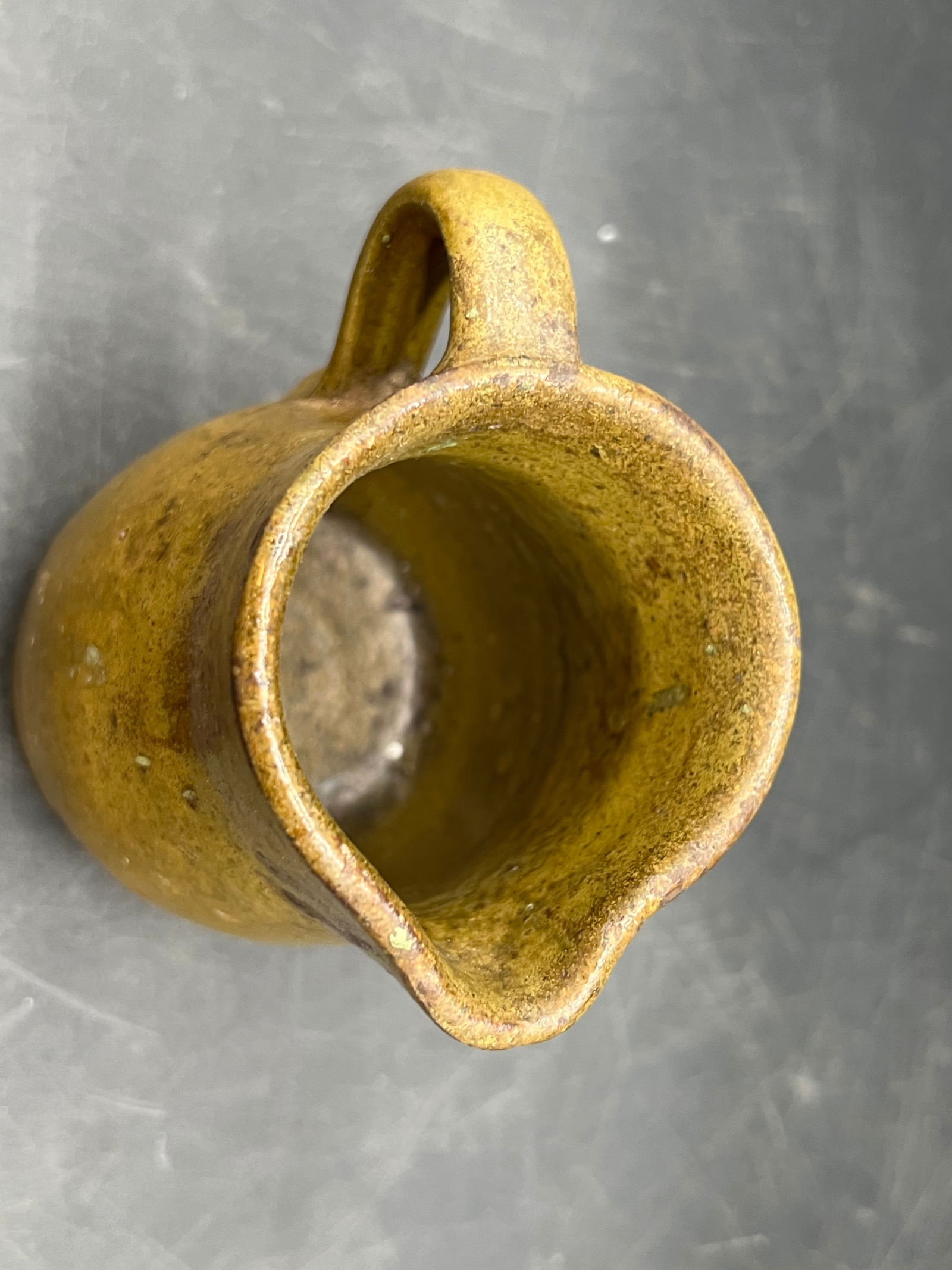 Small Stoneware Pottery Pitcher - 3