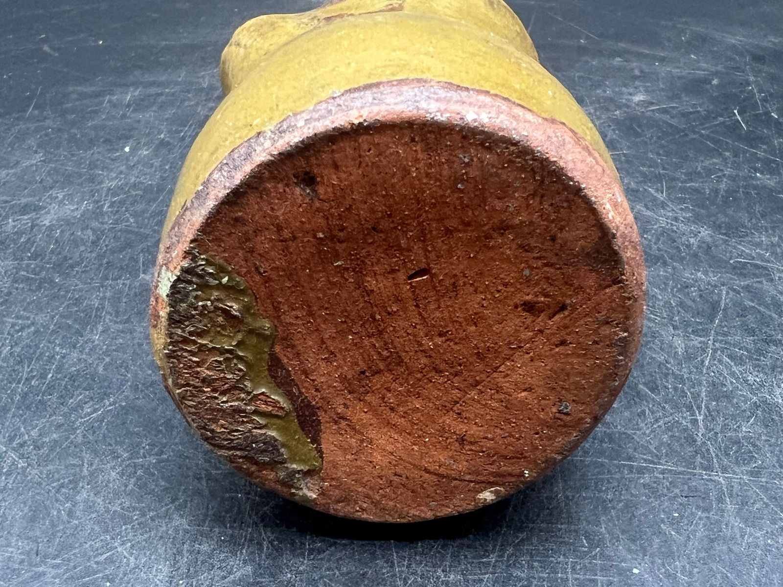 Small Stoneware Pottery Pitcher - 5