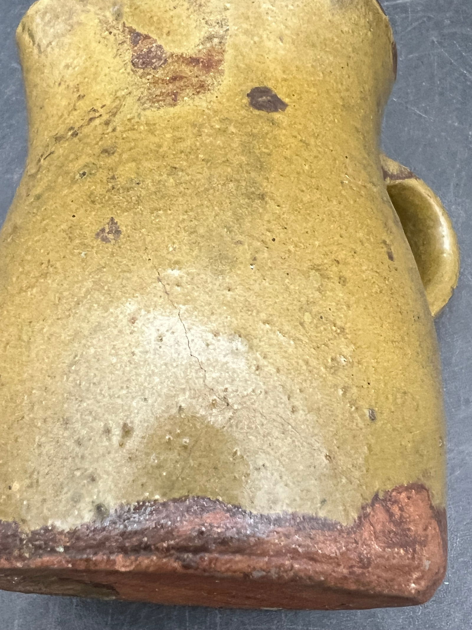 Small Stoneware Pottery Pitcher - 6