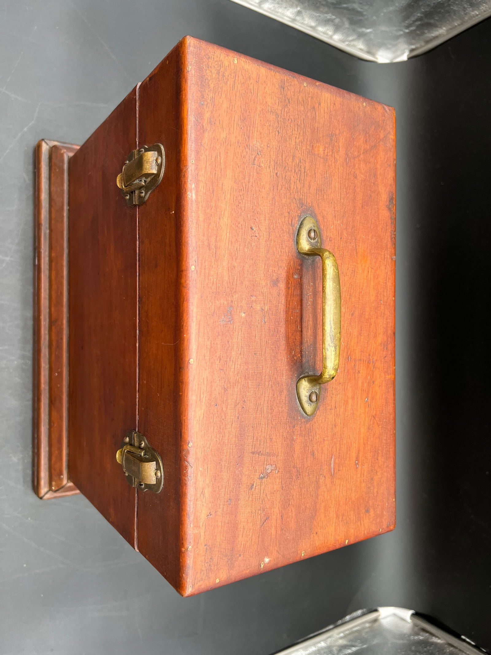 Early Mahogany Divided Box - 3