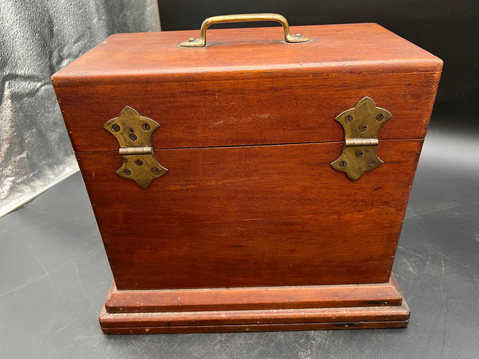 Early Mahogany Divided Box - 5