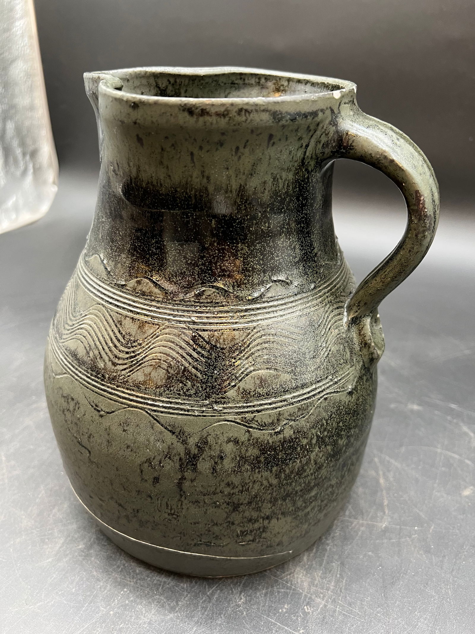 Stoneware Pottery Pitcher - 2