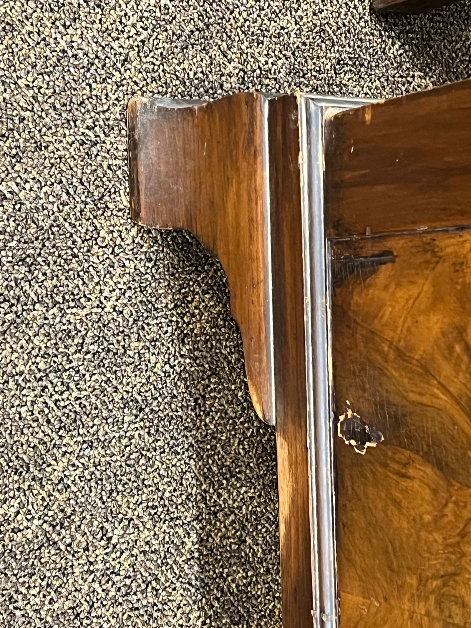 Burl Walnut Art Deco Armoire - 7