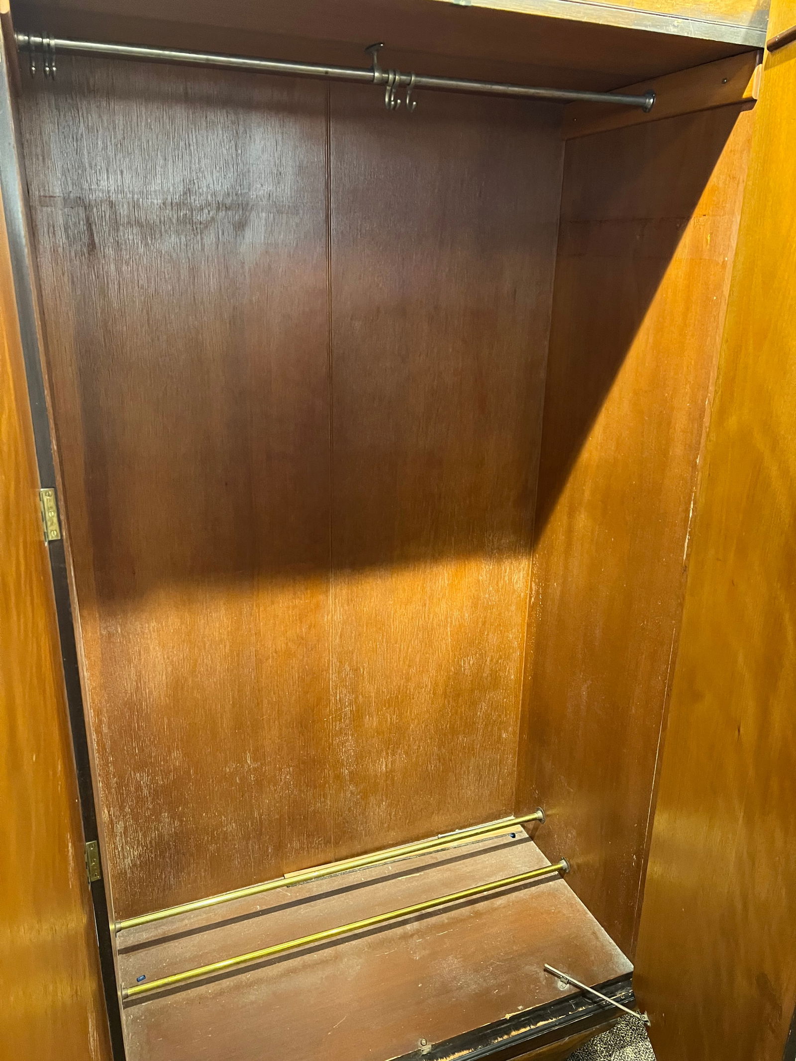 Burl Walnut Art Deco Armoire - 8