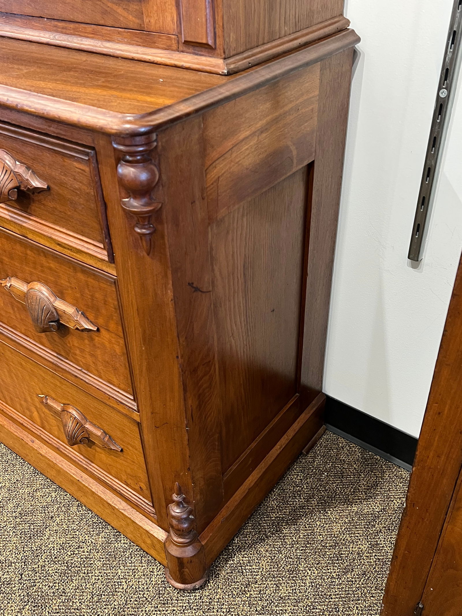 Walnut Stepback Cupboard - 10