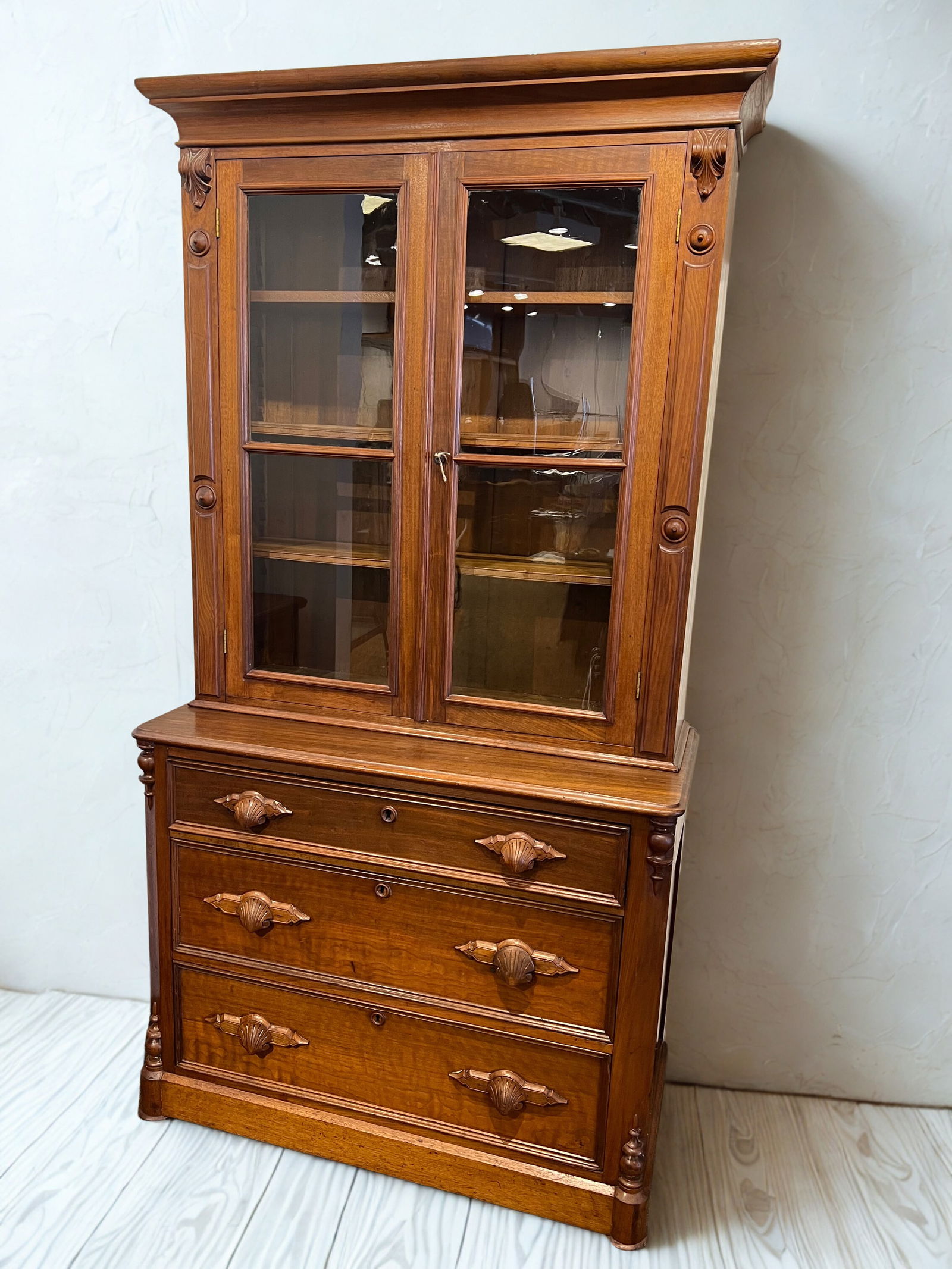 Walnut Stepback Cupboard (1 of 10)