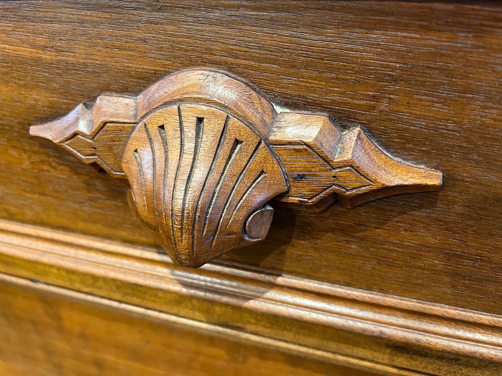 Walnut Stepback Cupboard - 7