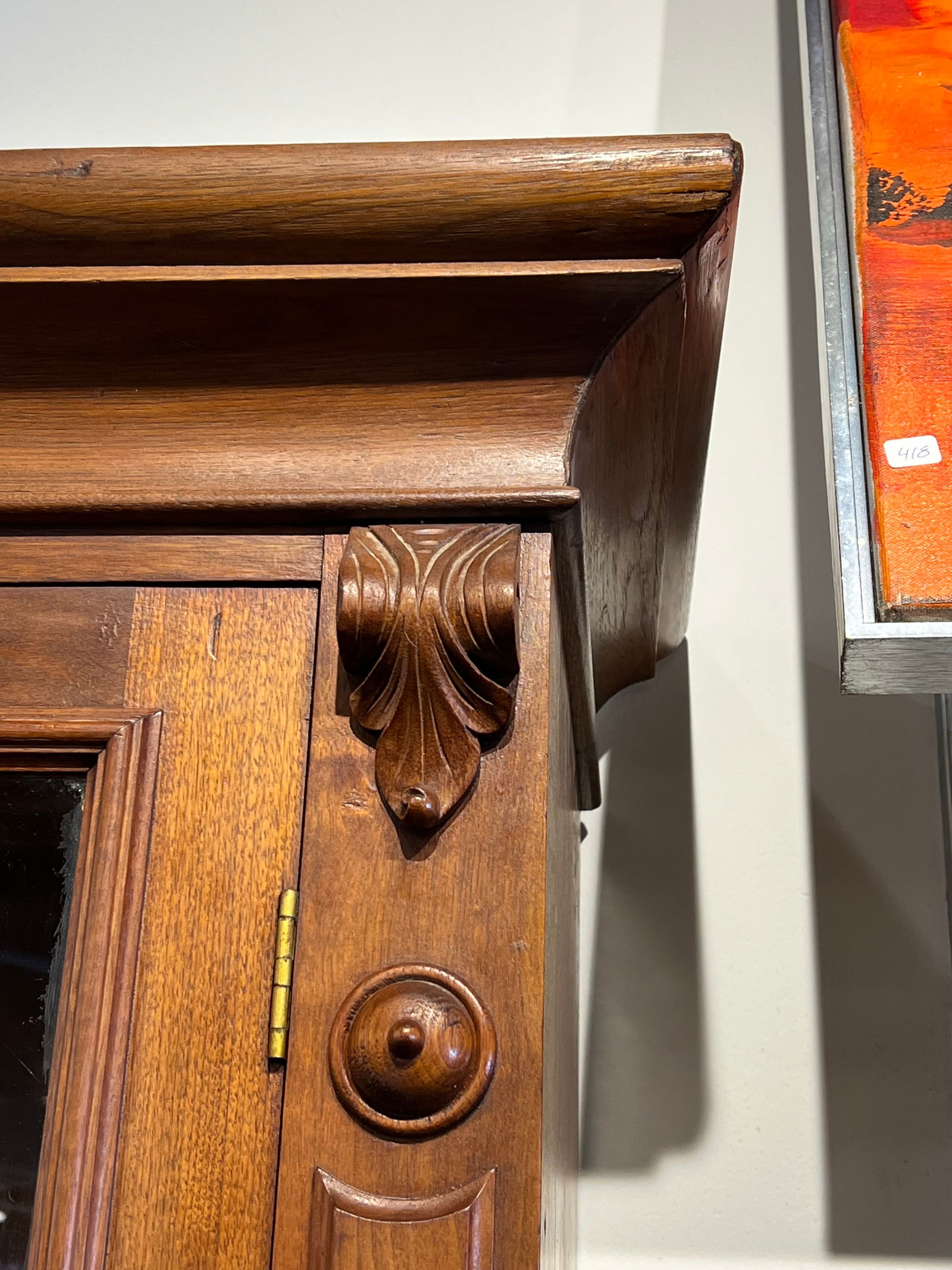 Walnut Stepback Cupboard - 8