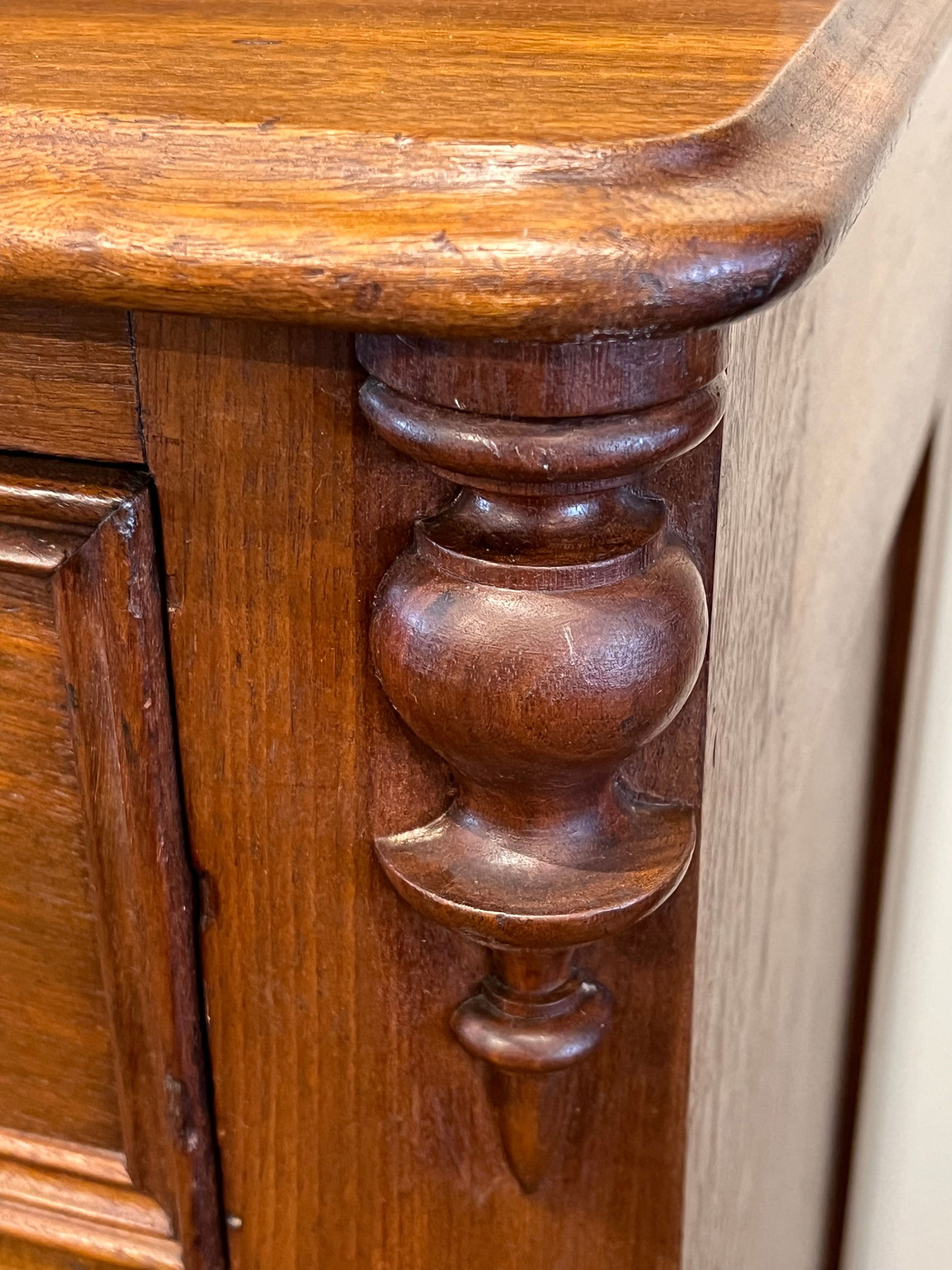 Walnut Stepback Cupboard - 9