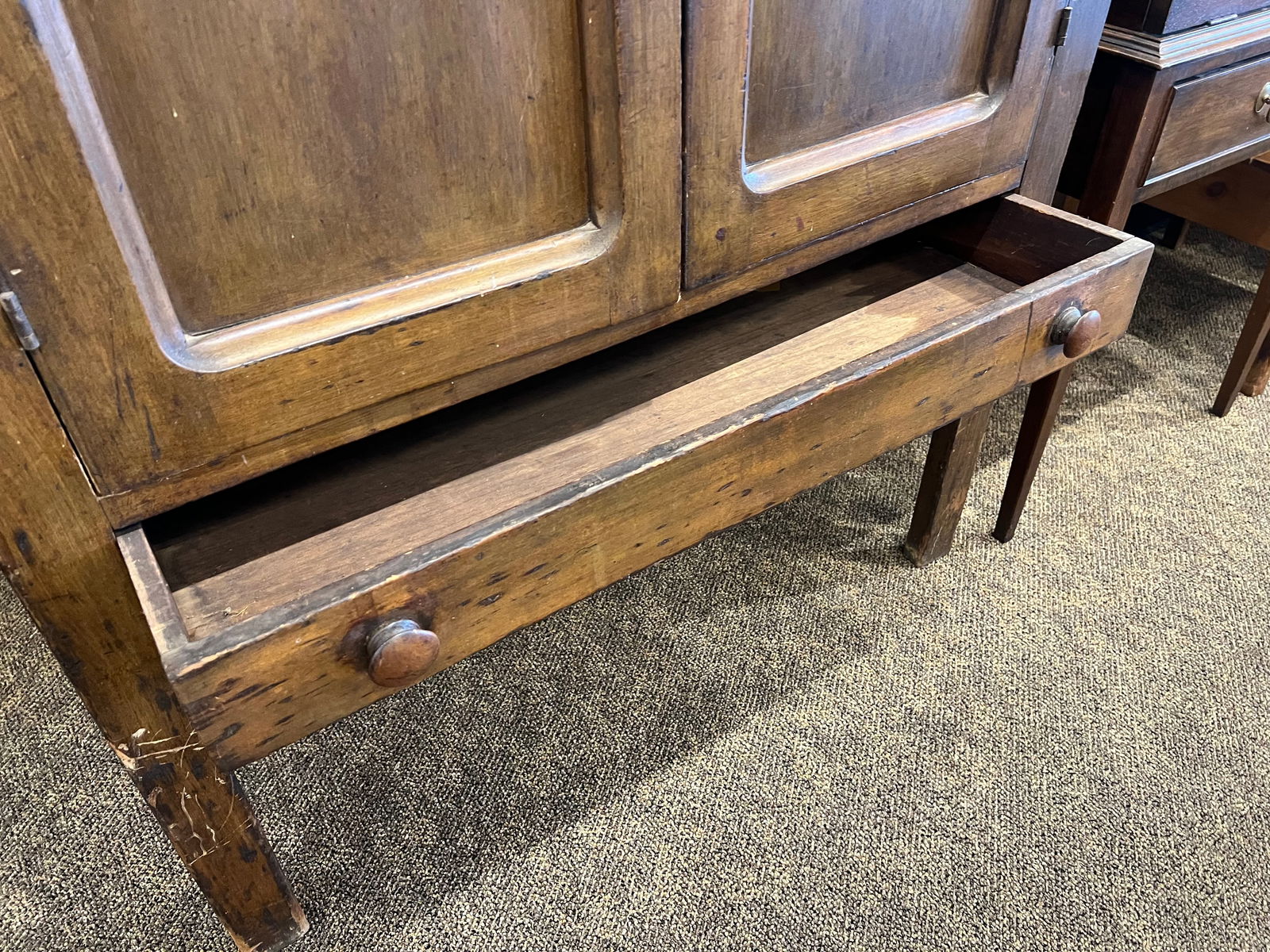 Early Pine/Poplar Pie Safe - 4