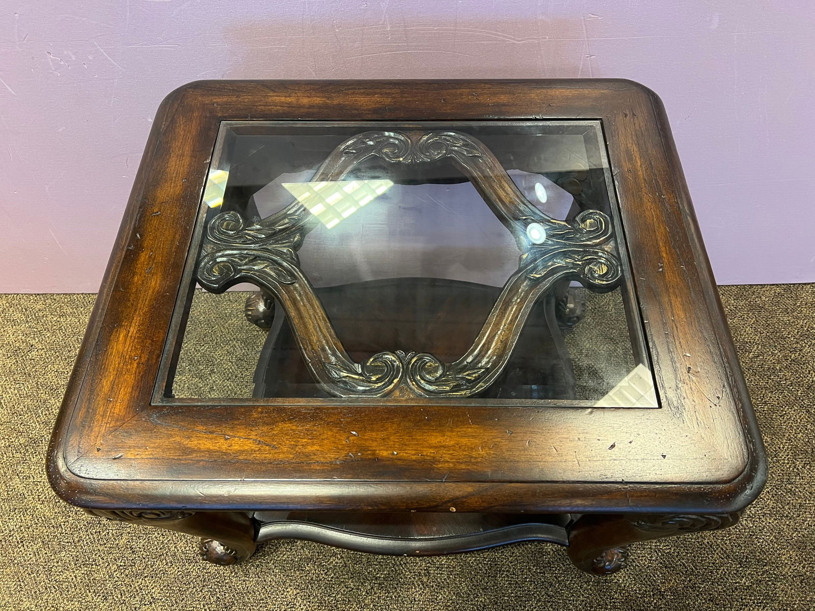 Mahogany Endtable - 2