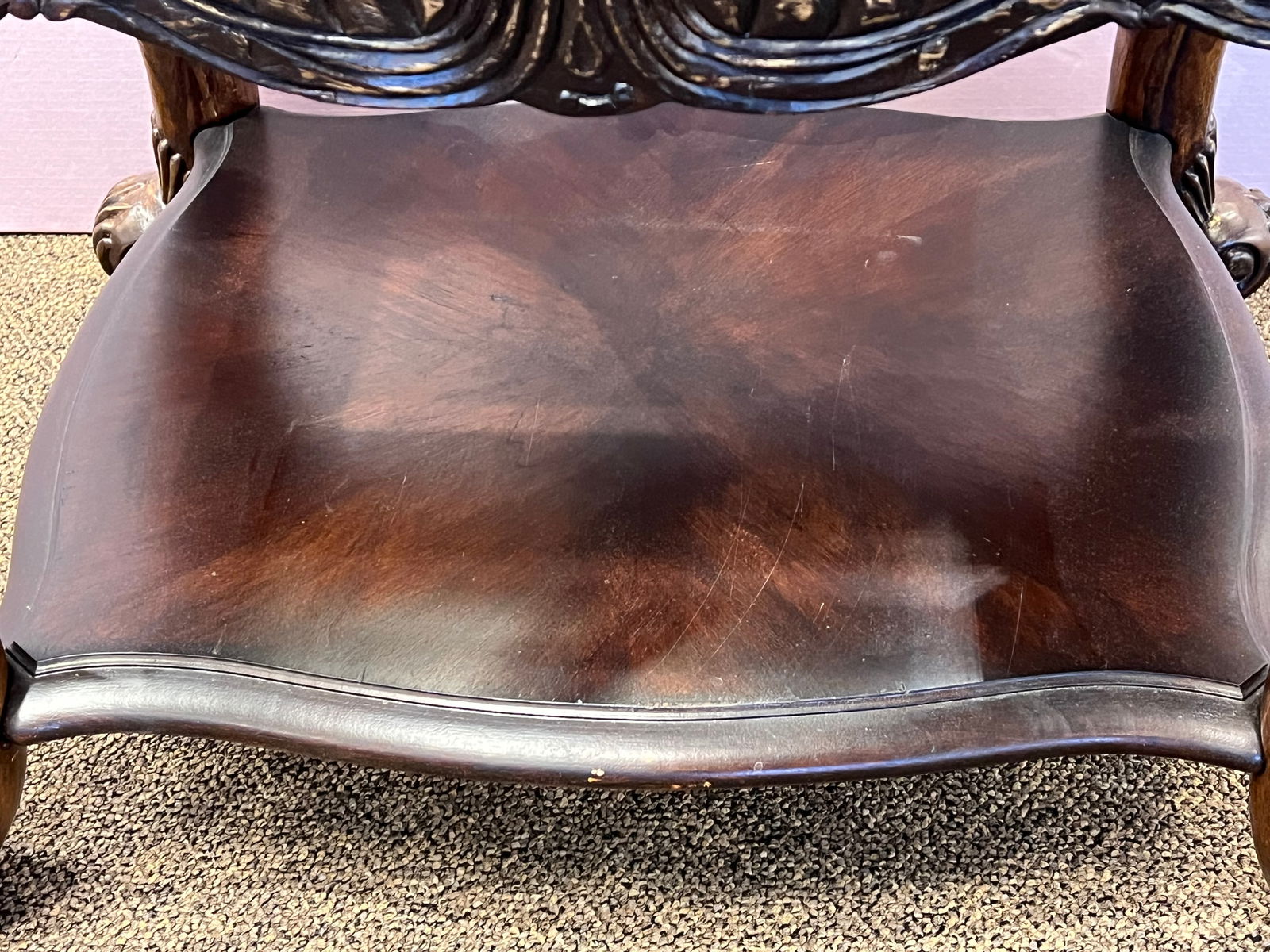Mahogany Endtable - 6