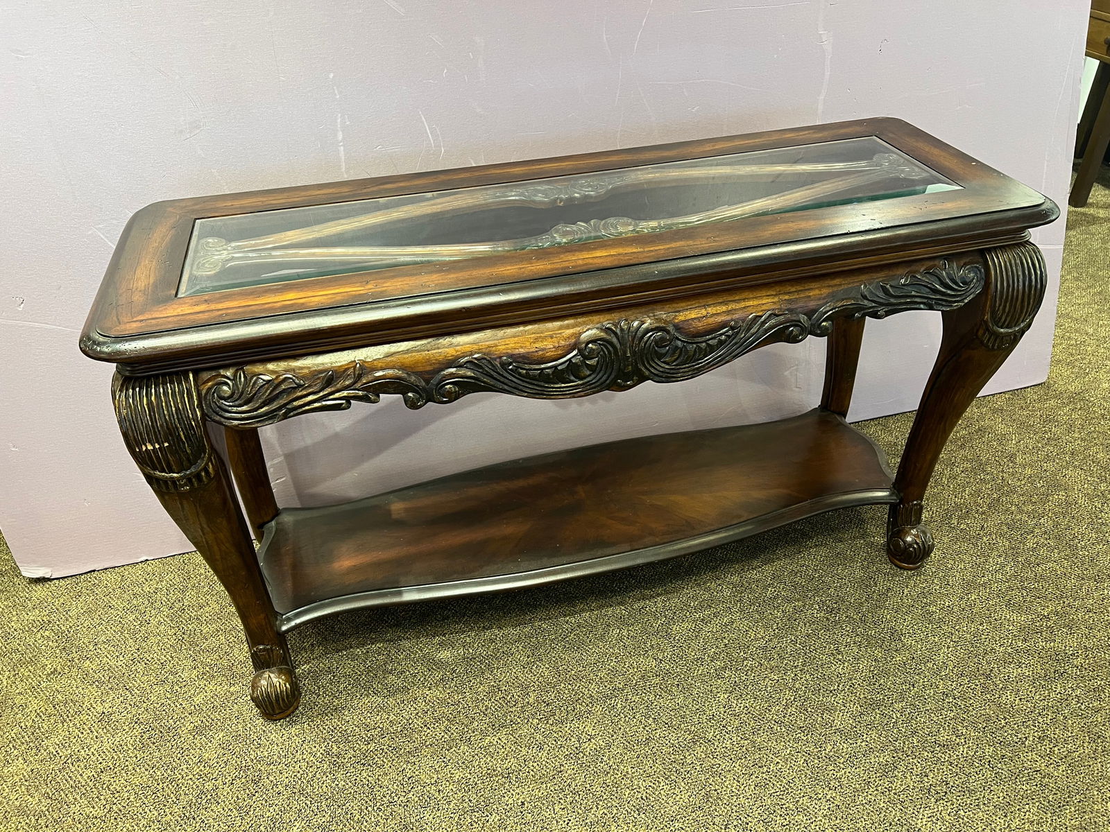 Mahogany Sofa Table - 2