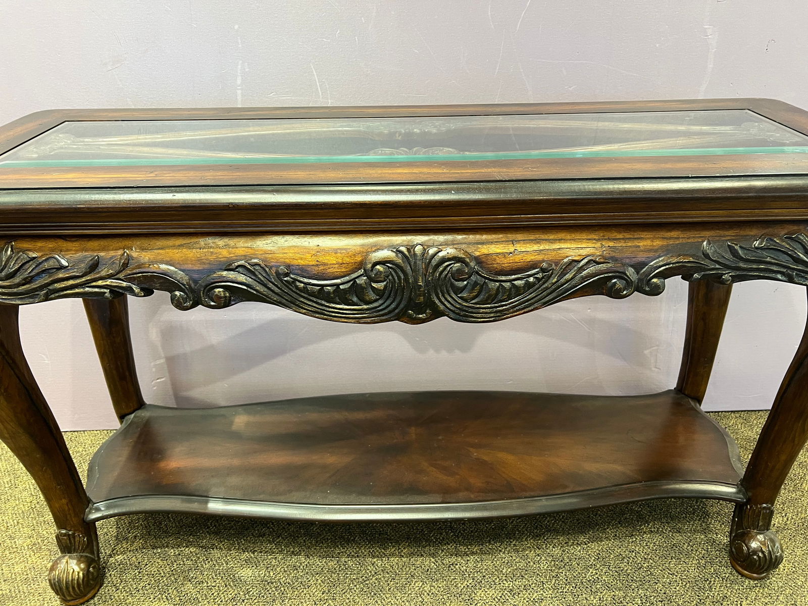 Mahogany Sofa Table - 4
