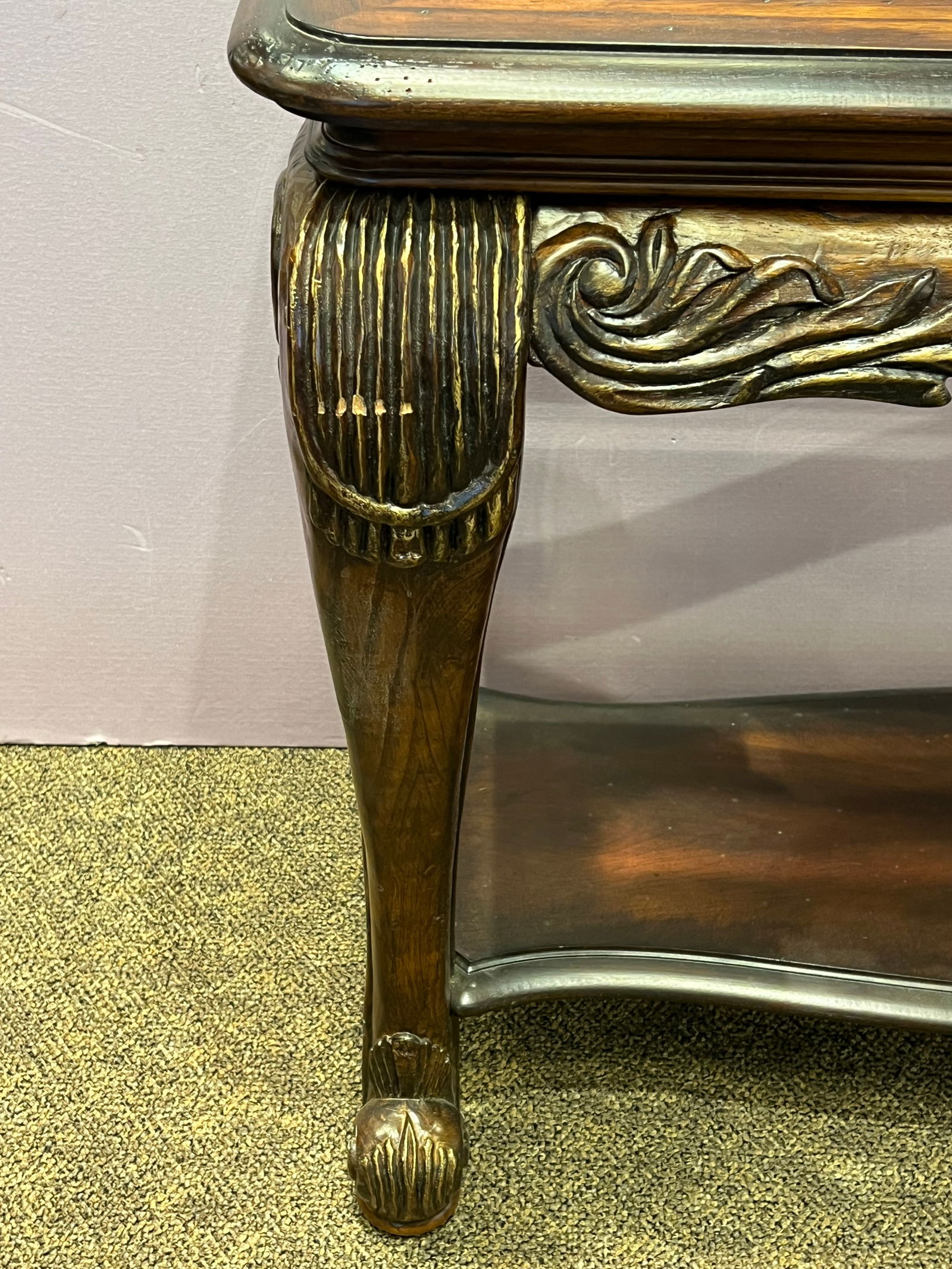 Mahogany Sofa Table - 5