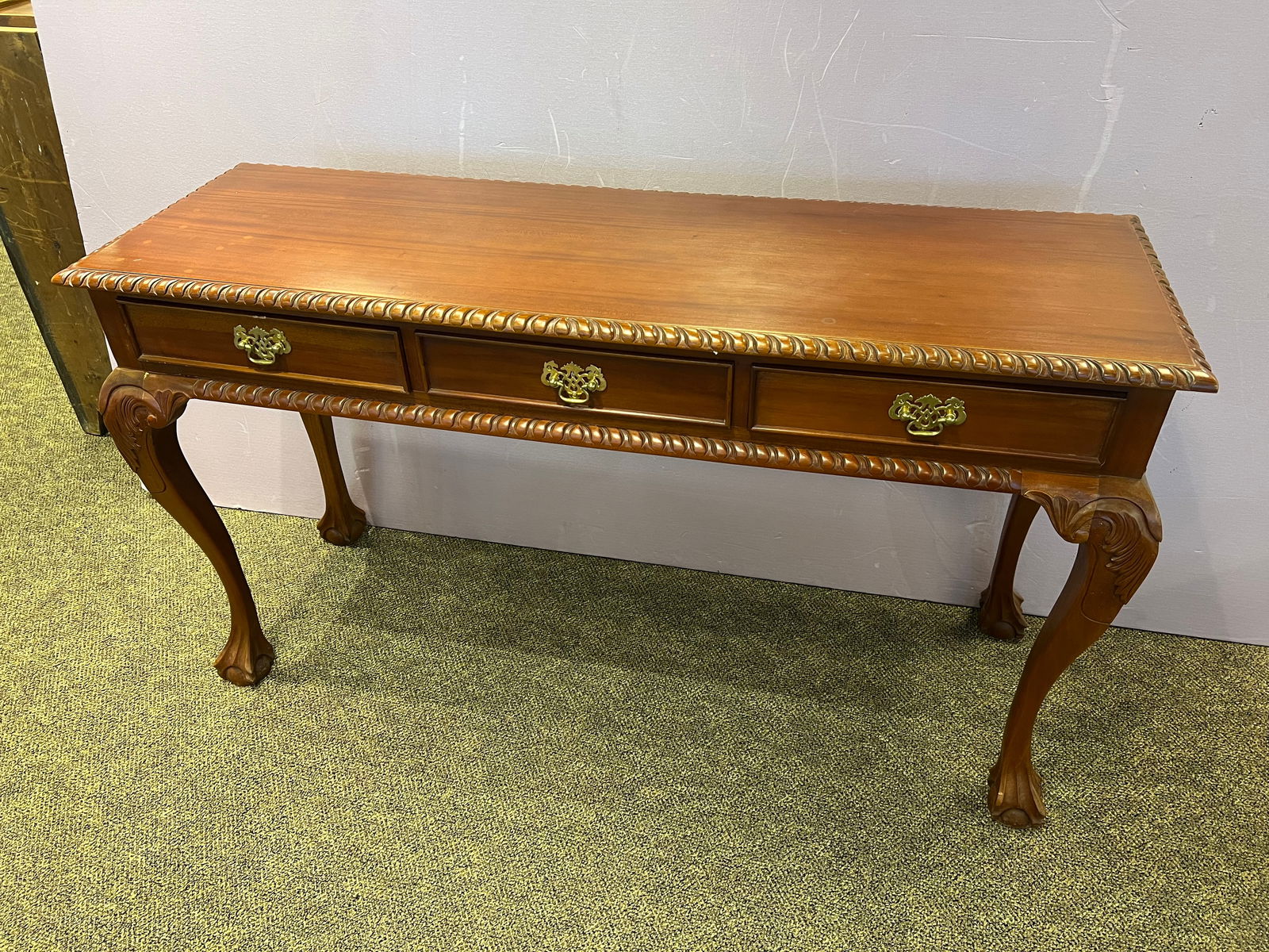 Mahogany Chippendale Style Sofa Table - 2