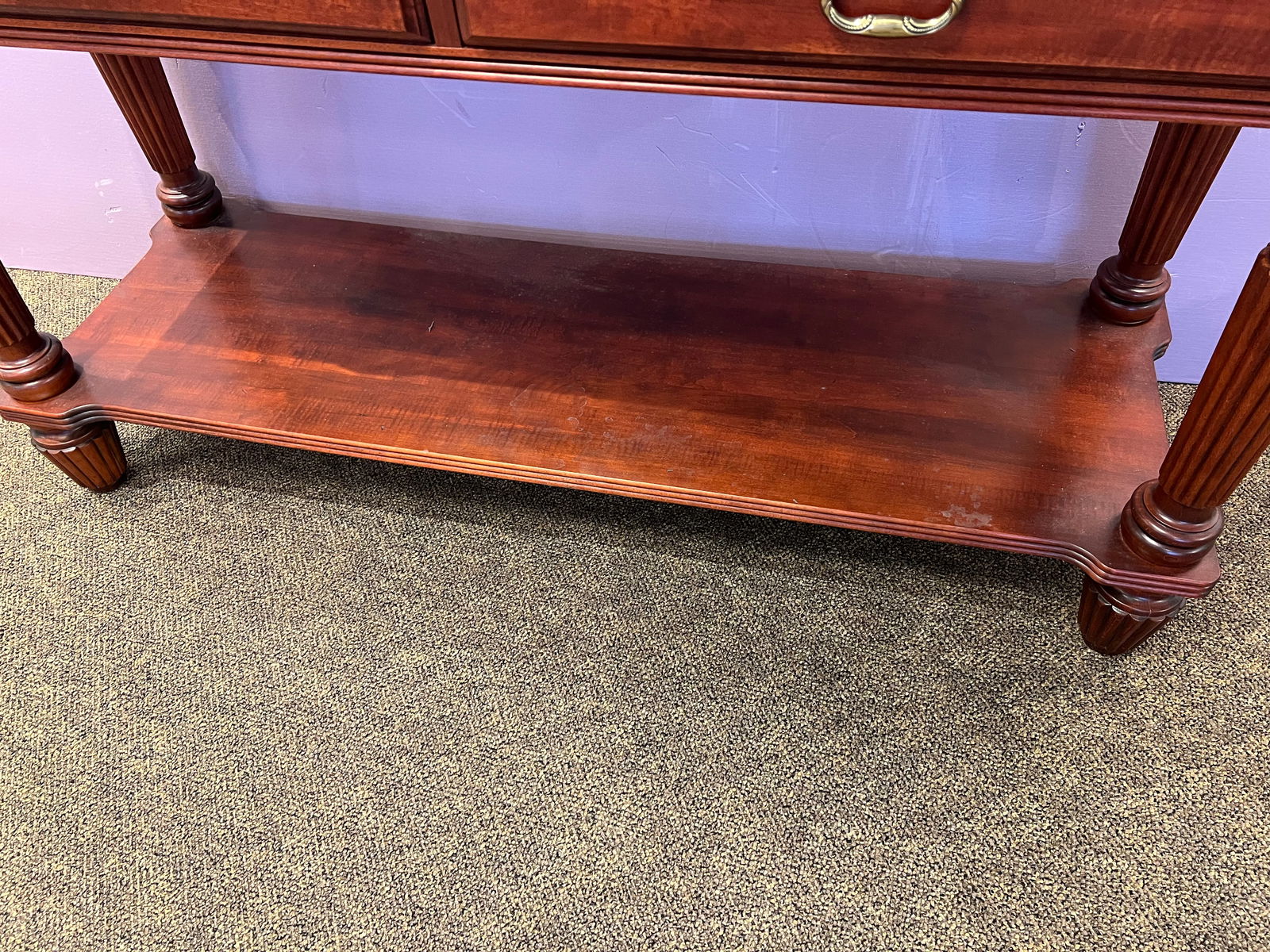 Durham Cherry Console Table - 6