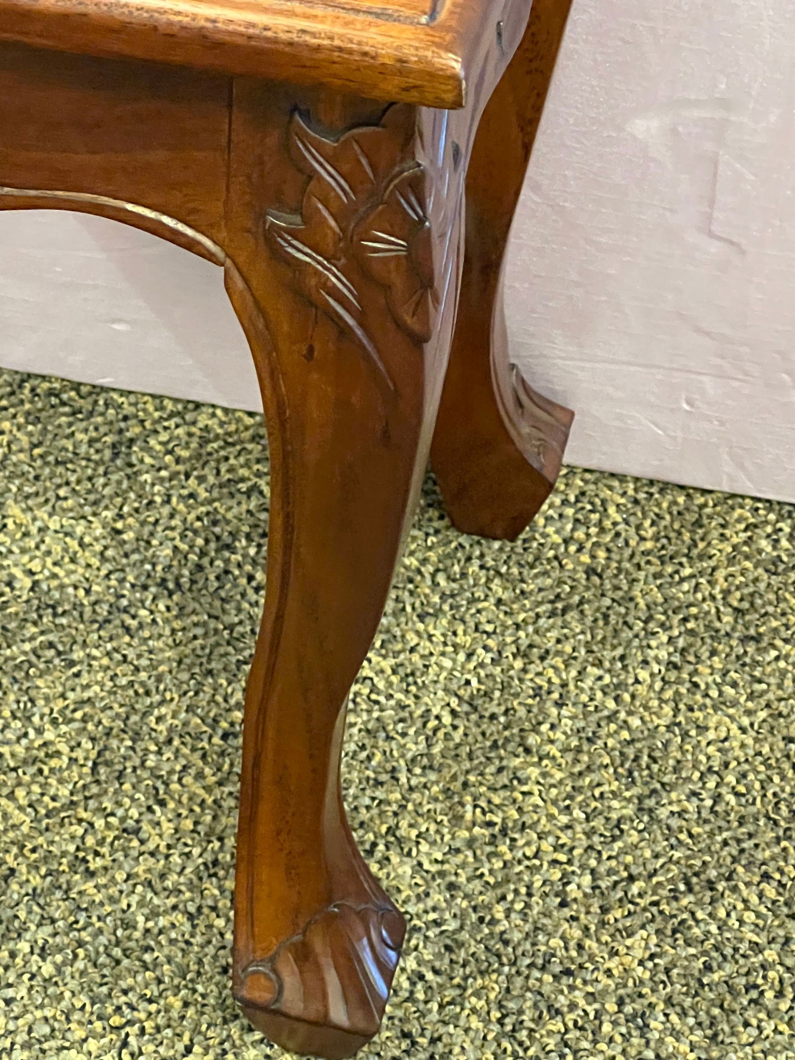 Mahogany Footstool - 5