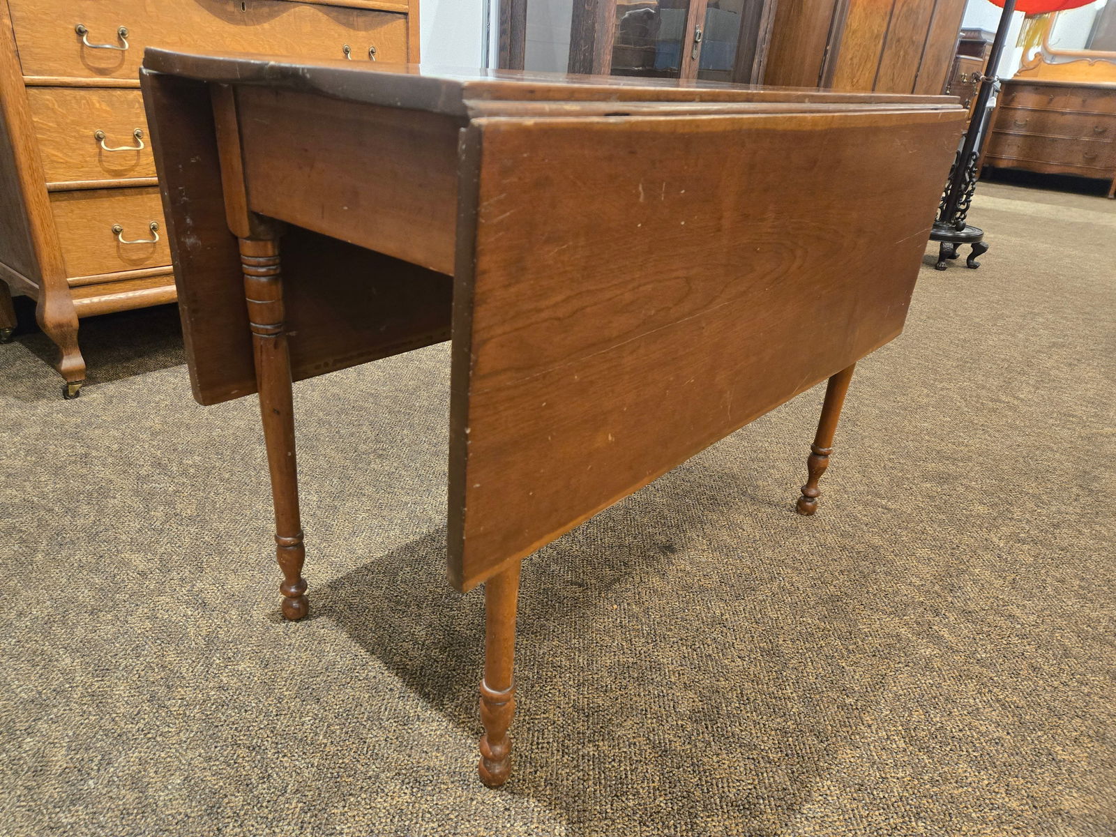 Cherry Dropleaf Table: Cherry Dropleaf Table