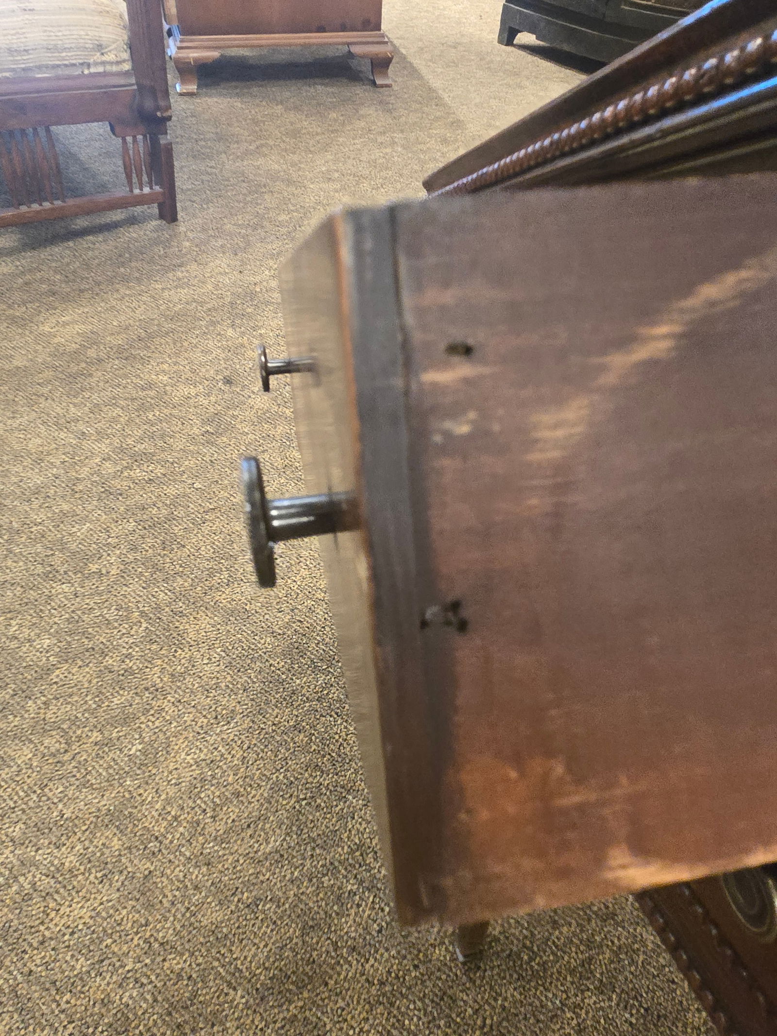 French Walnut Nightstand - 2