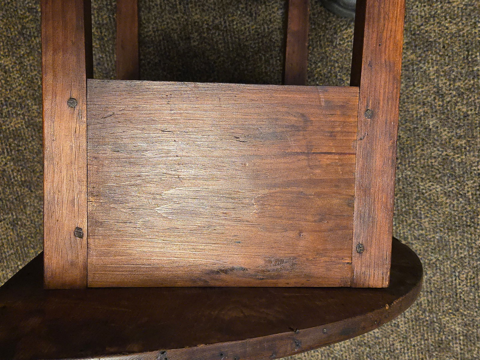 Early primitive pine table - 2