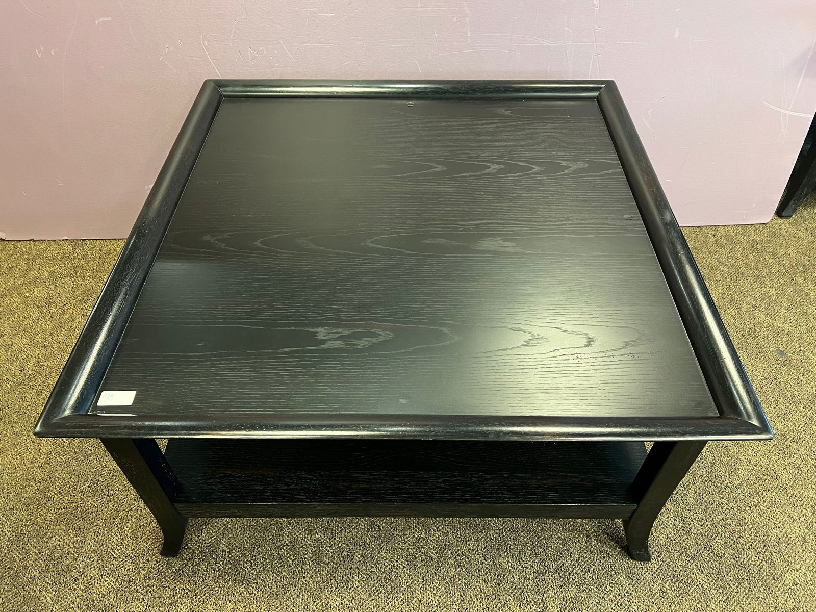 Modern Black Large Coffee Table - 3
