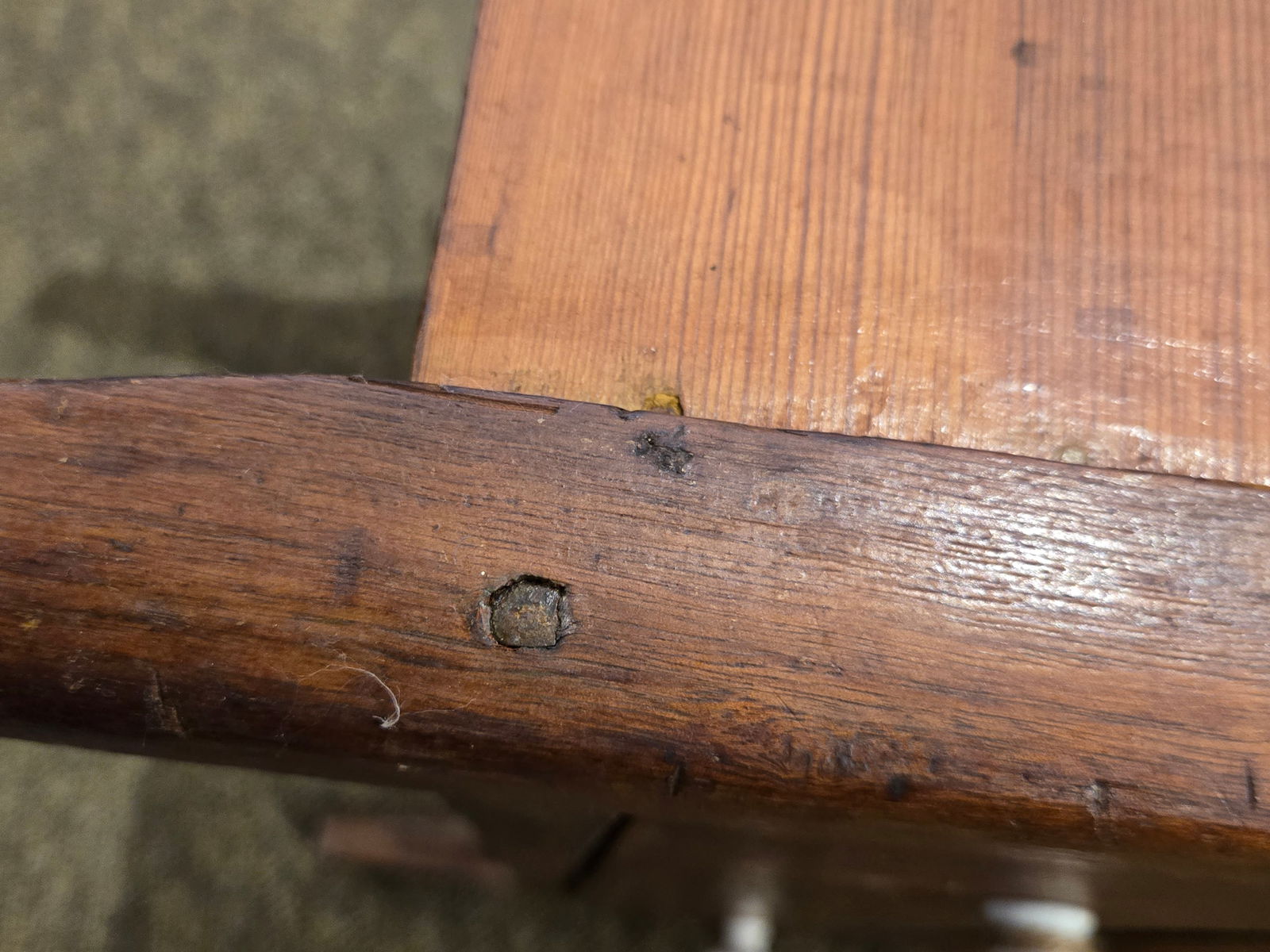 Early Pine/Poplar Blanket Chest - 10