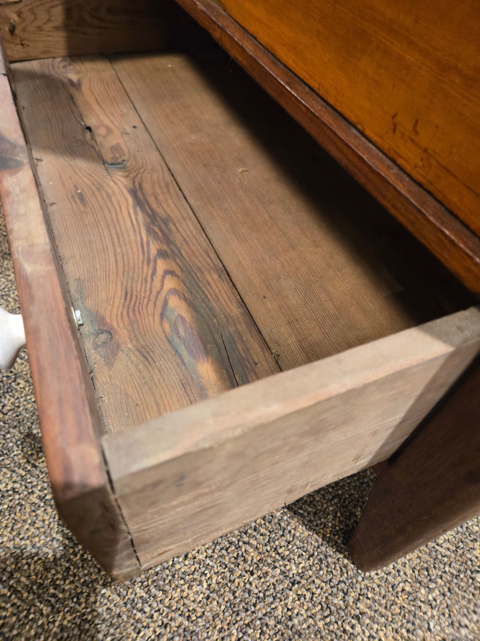 Early Pine/Poplar Blanket Chest - 4
