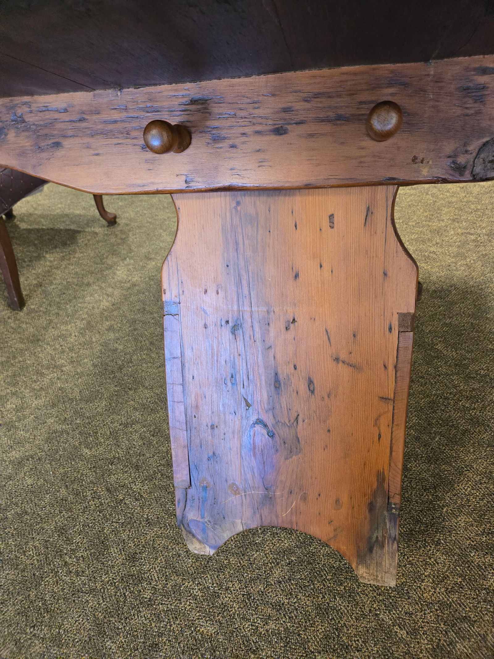 Pine Tavern Table/Highback Hall Bench - 3