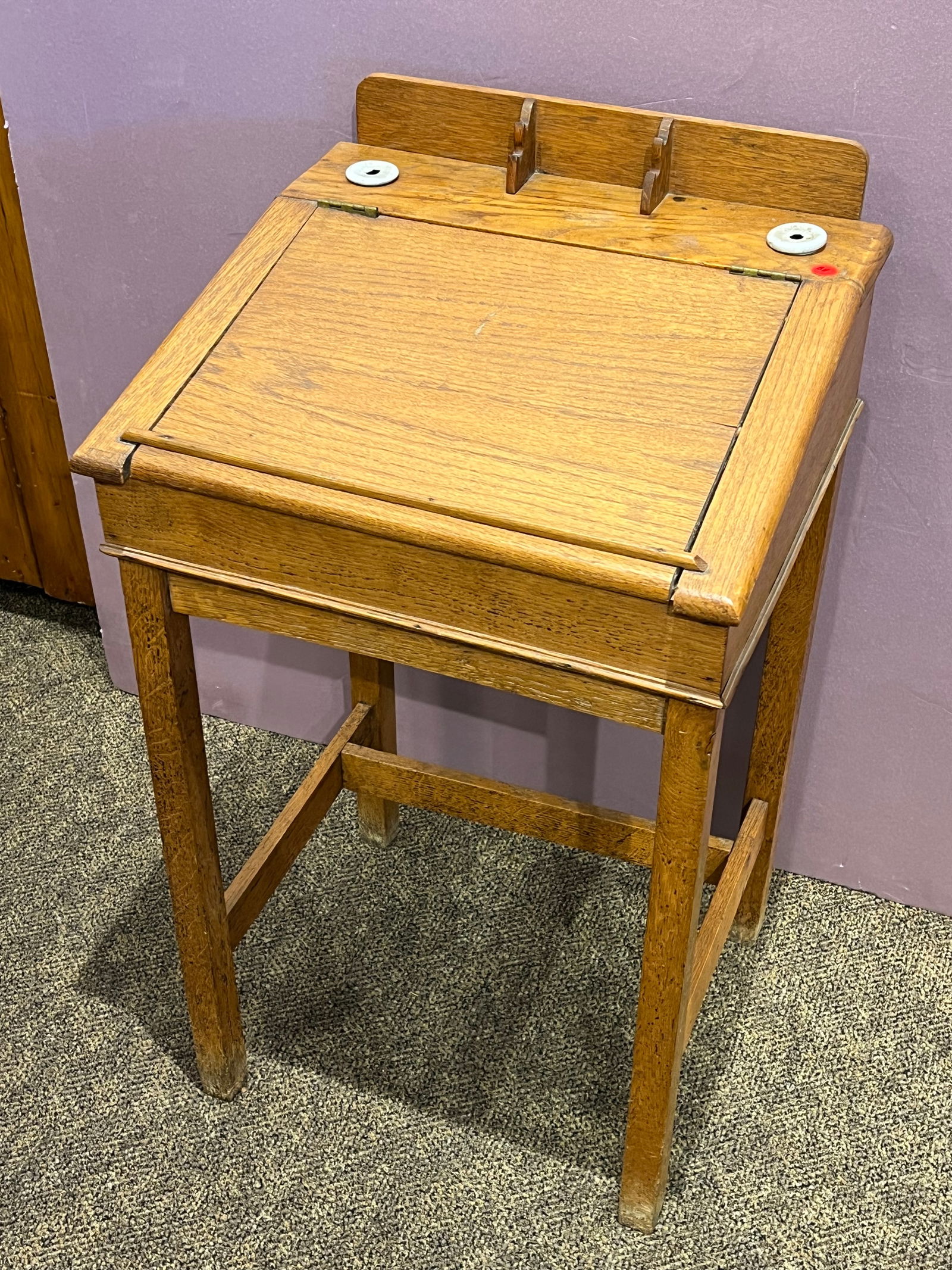 Early Primitive School Desk - 2
