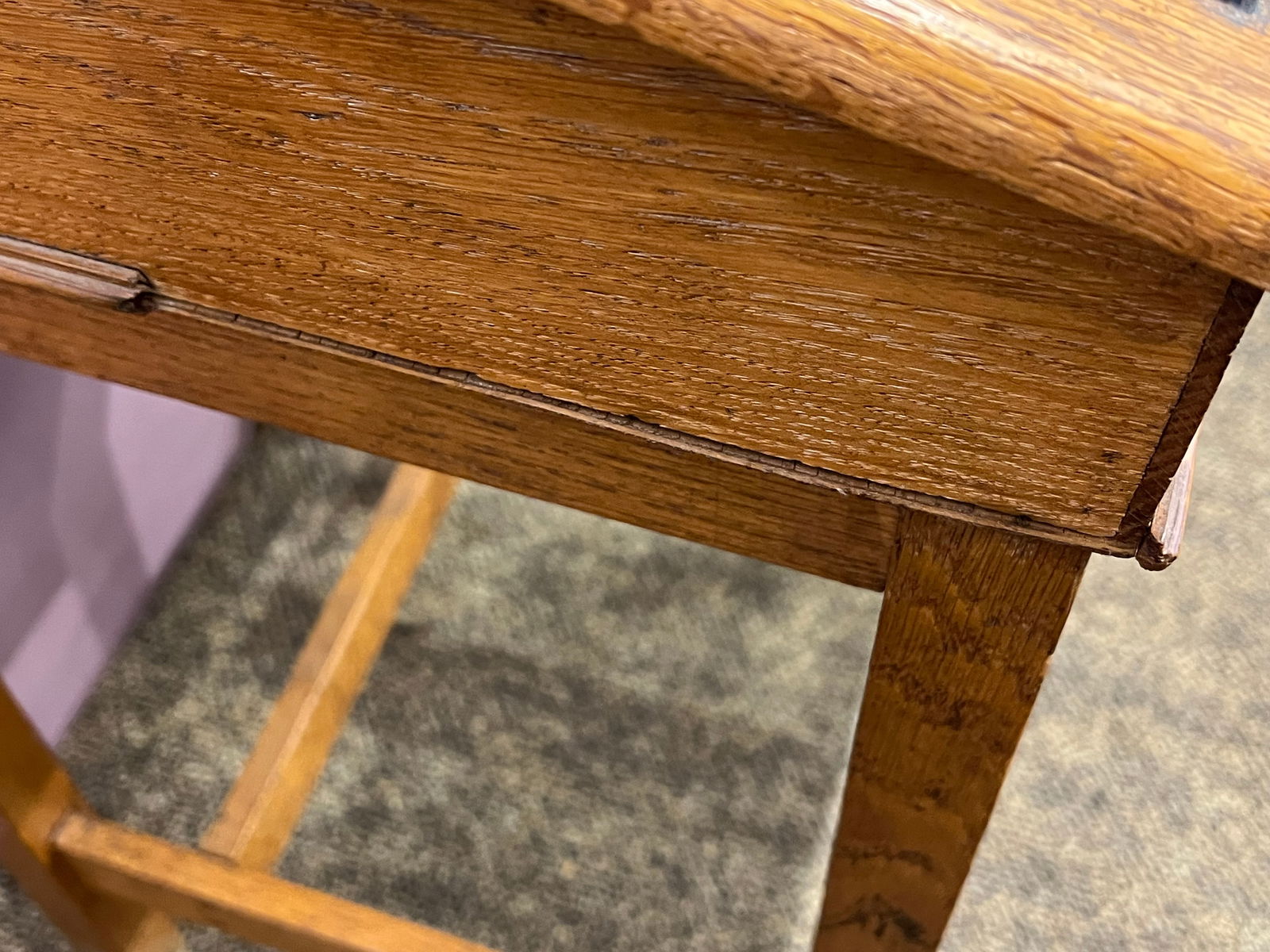 Early Primitive School Desk - 7