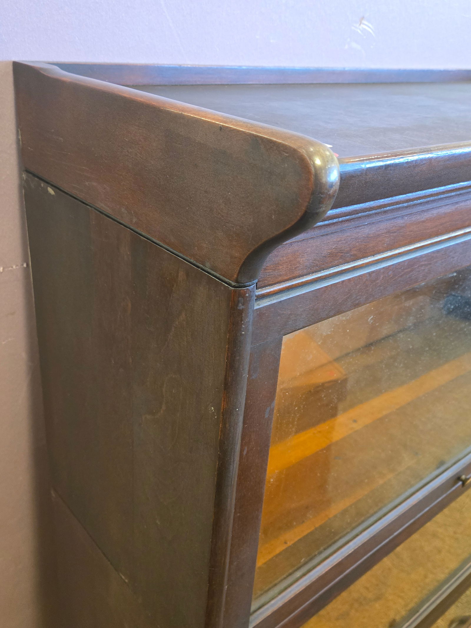 3 Stack mahogany Bookcase - 2