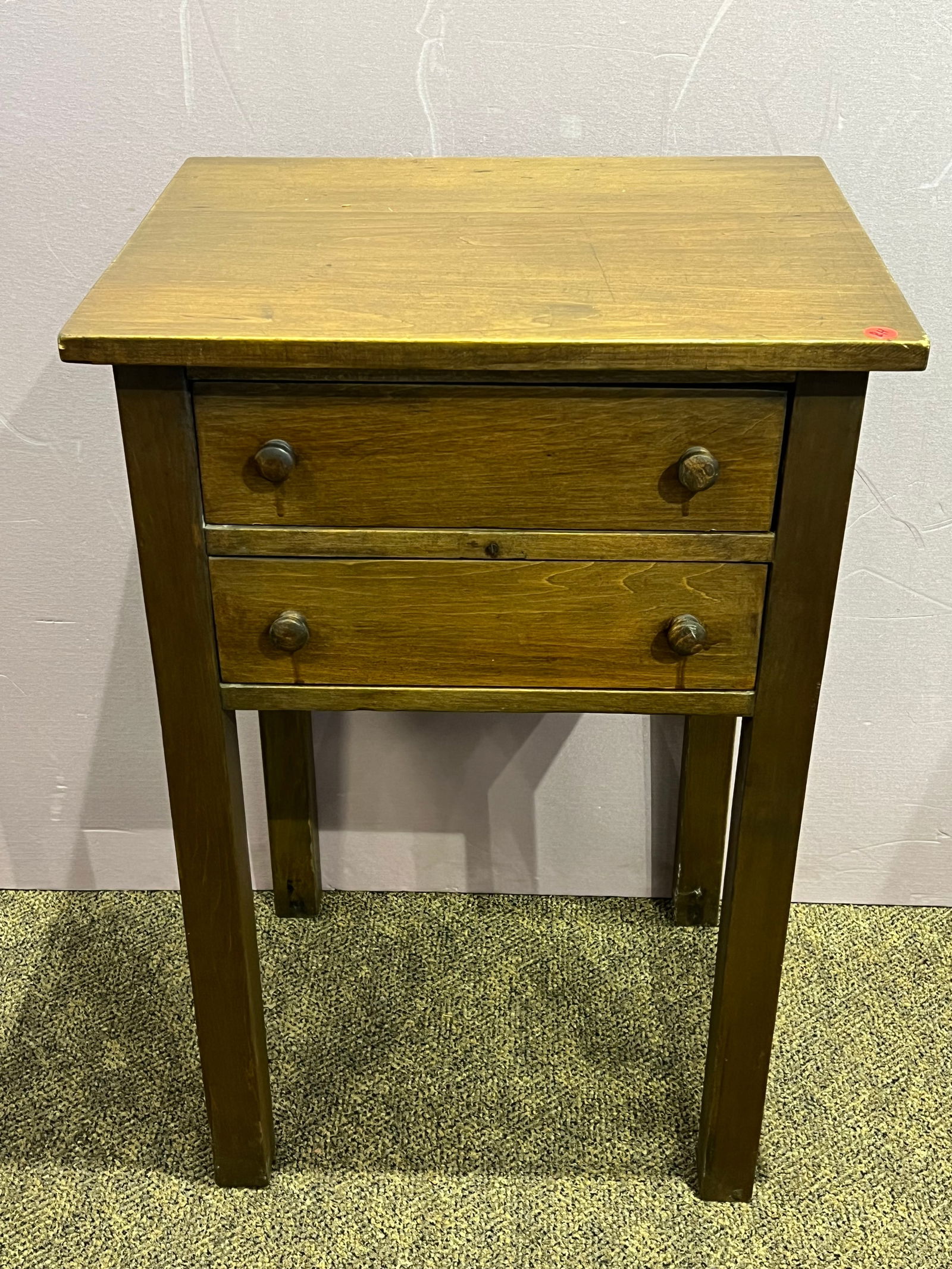 Primitive Nightstand: Primitive Nightstand. 2 drawers