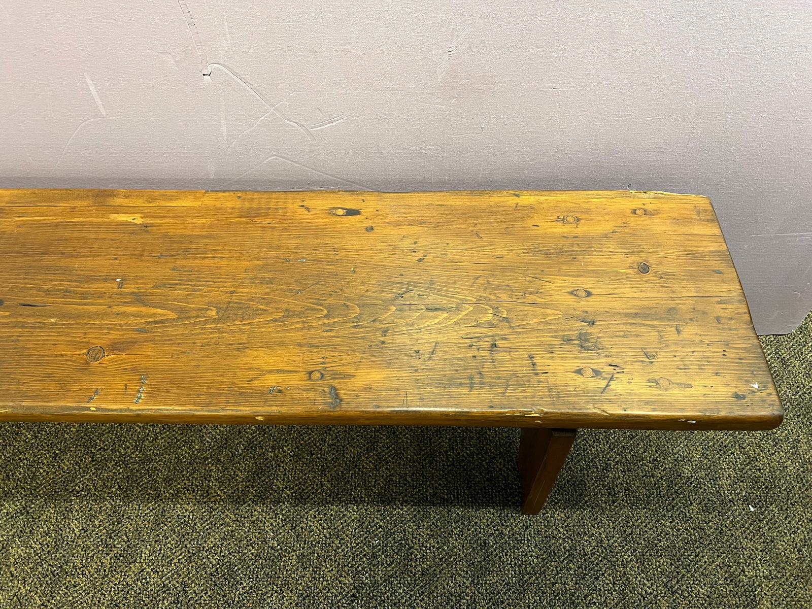 Primitive Pine Bench - 3