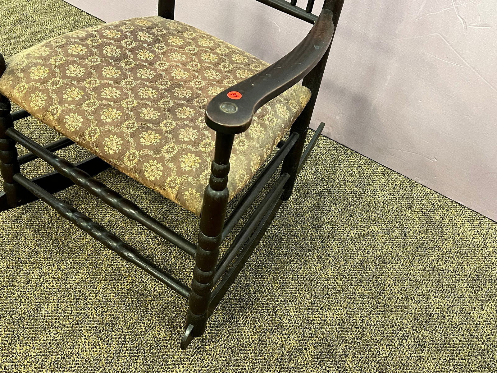 Early Spindle Back Rocker - 5