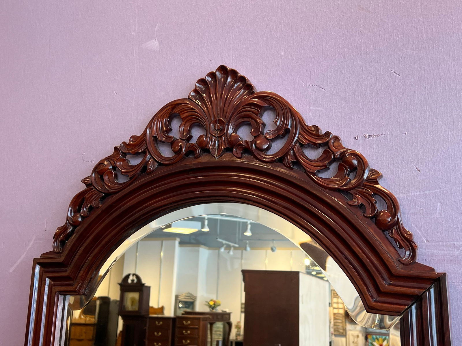 Mahogany Dressing Mirror - 2