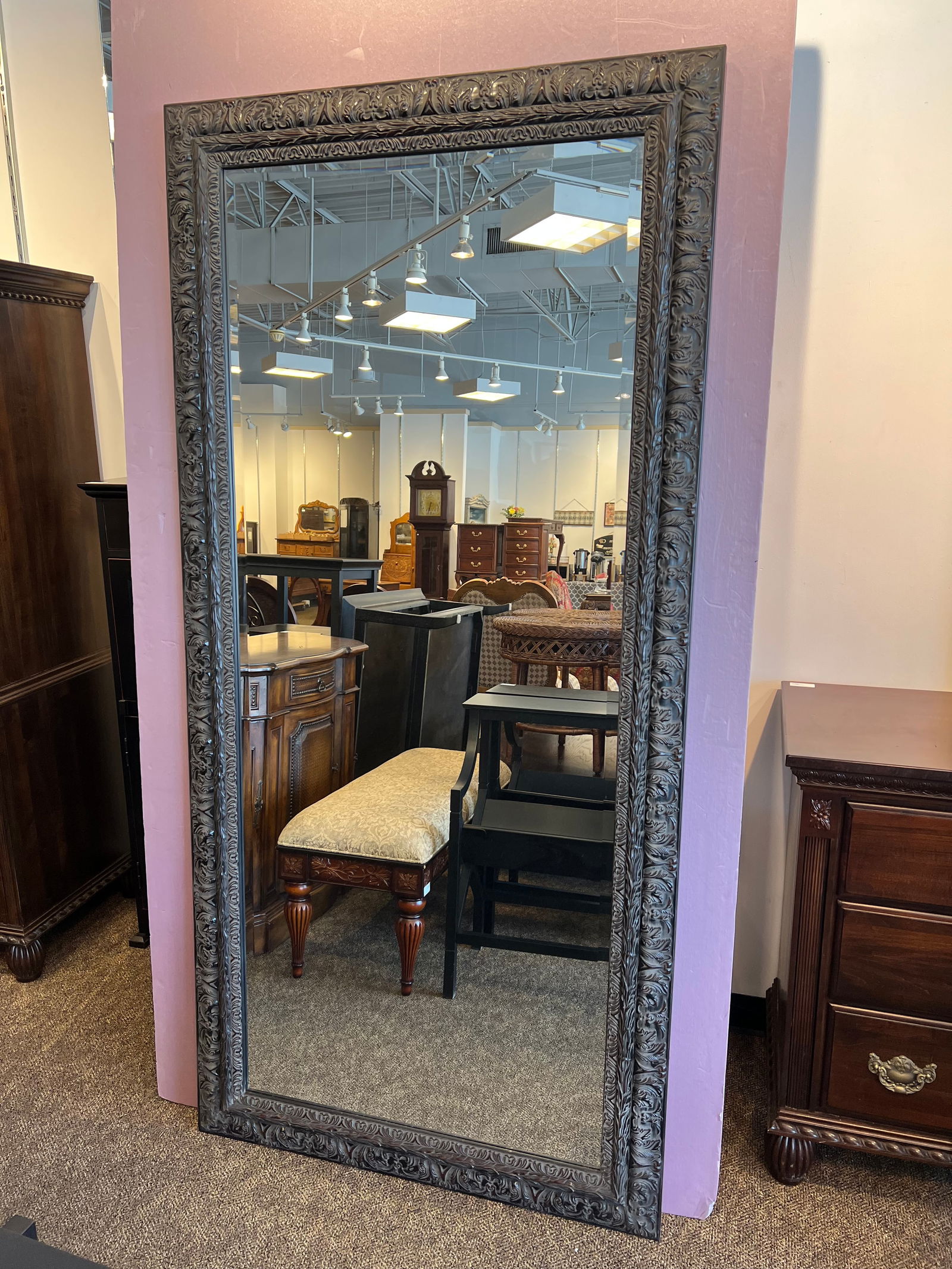Large Bevelled Mirror: Large Bevelled Mirror