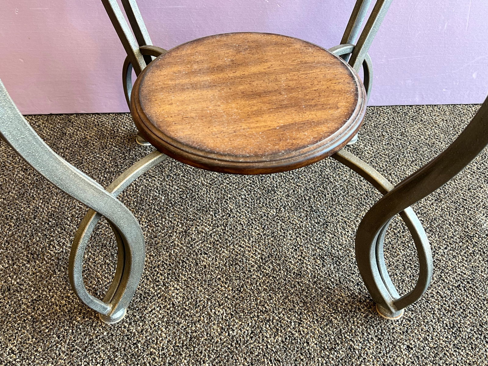 Round Glass Top Table - 4