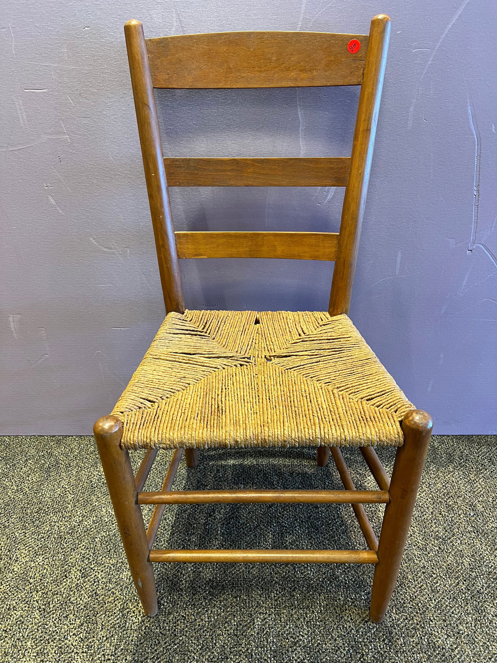 Shaker Style Ladderback Chair: Shaker Style Ladderback Chair. Cane bottom seat. Spindle legs