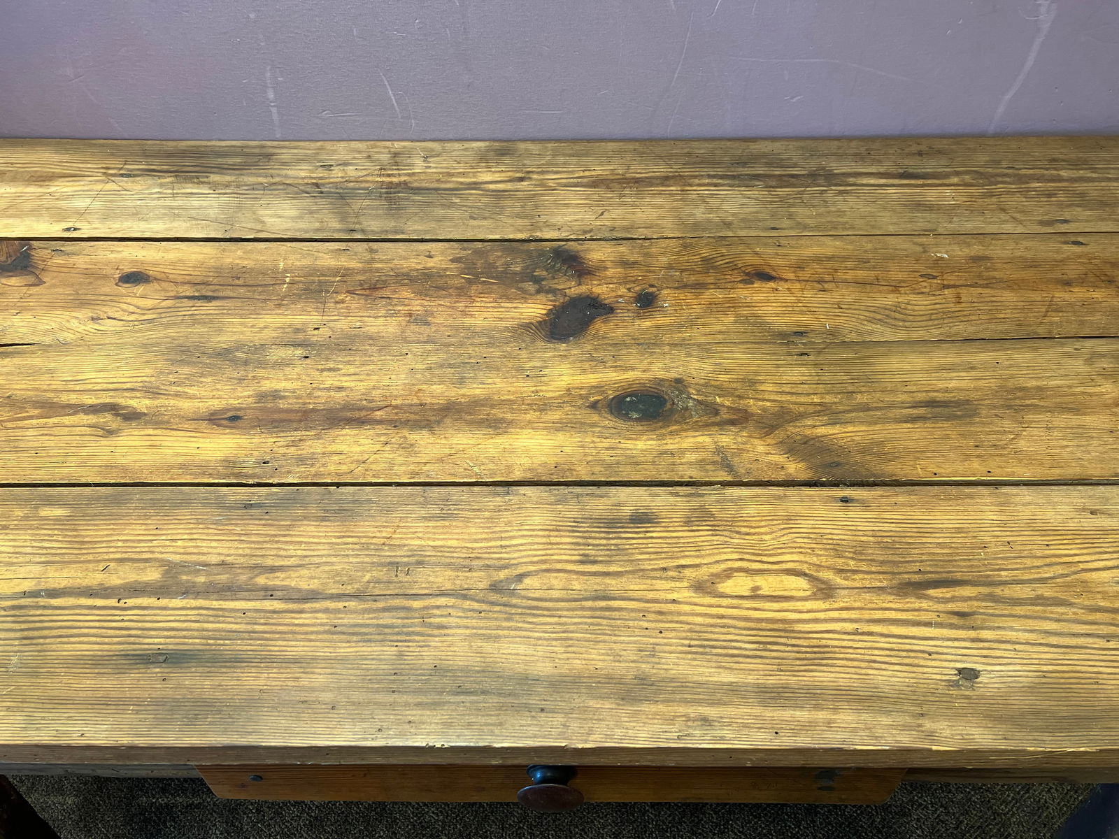 Primitive Farmhouse table - 3