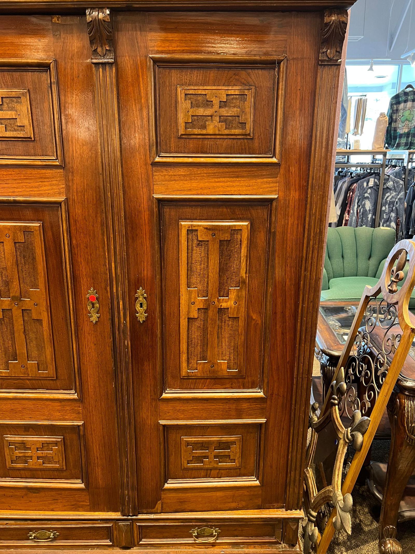 French Walnut Armoire - 3