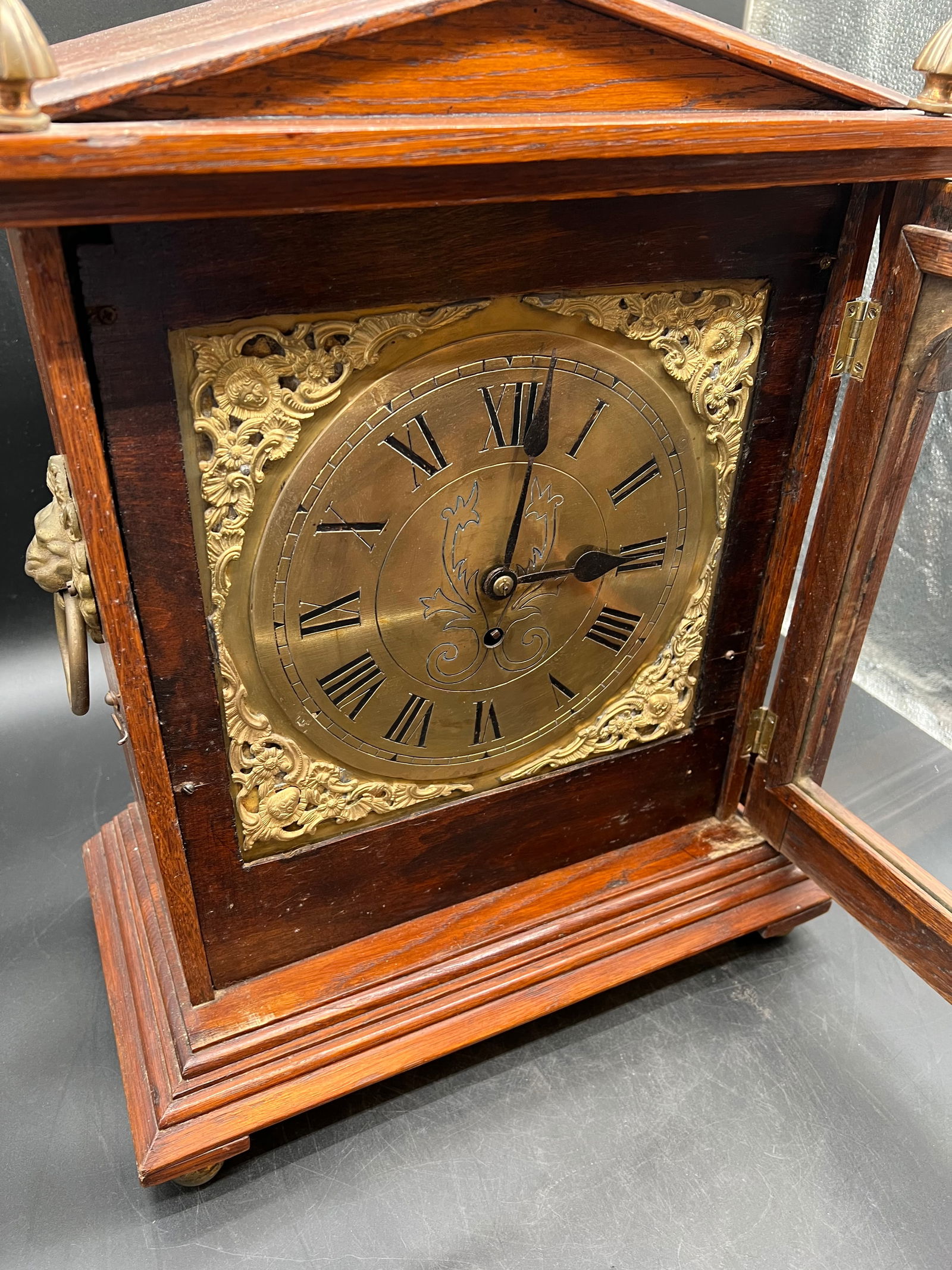Mahogany Mantle Clock - 4
