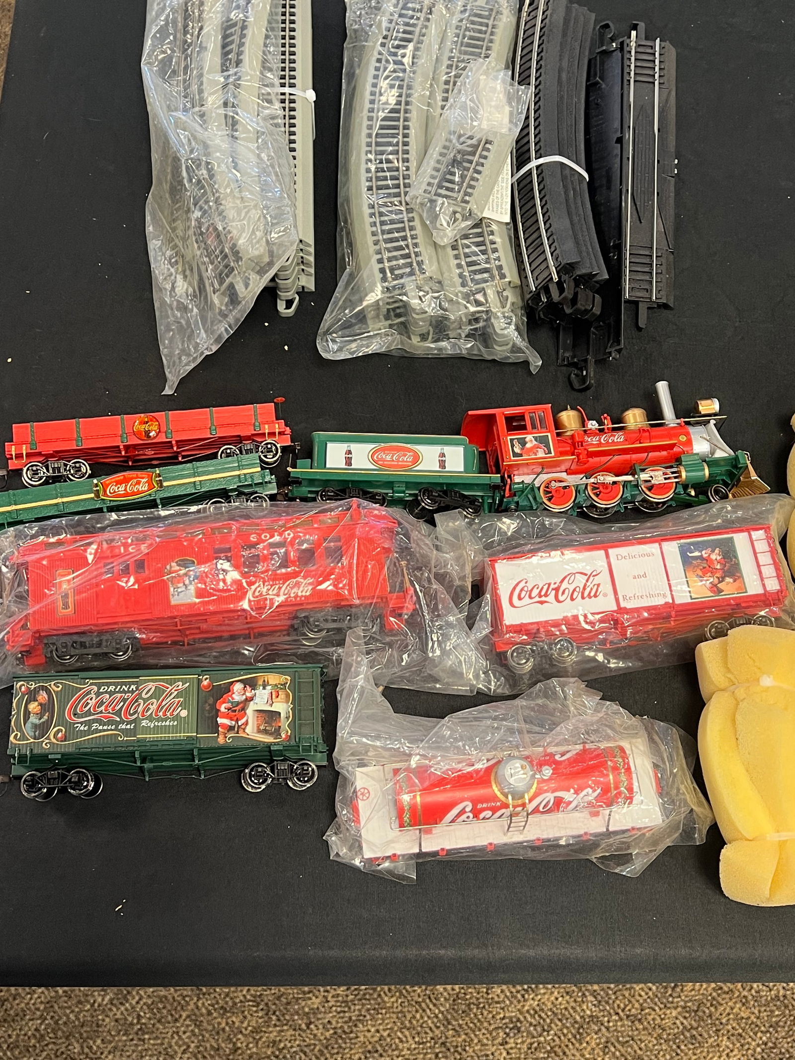 Coca Cola Chriswtmas Train Set