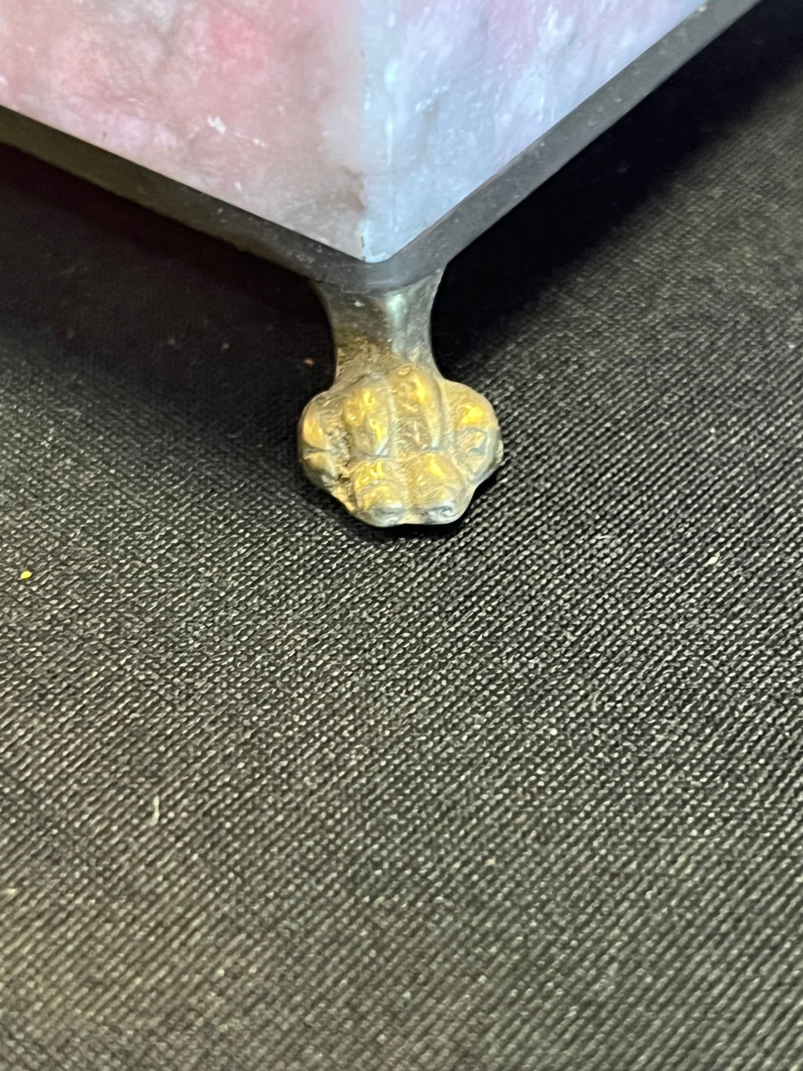 Marble and Brass Cigarette Box - 3